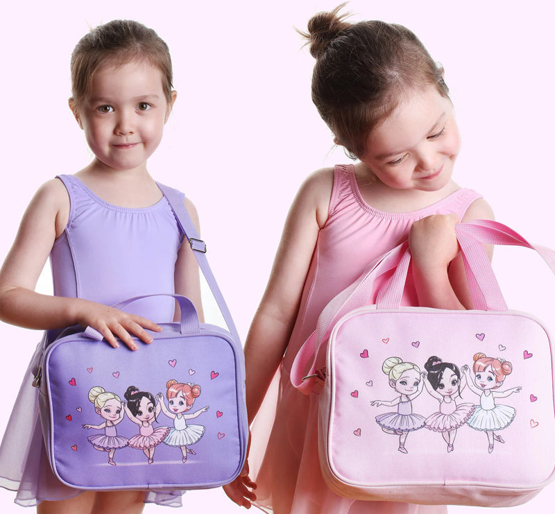 Very Young Ballerina Holding Miss Ballerina Bag