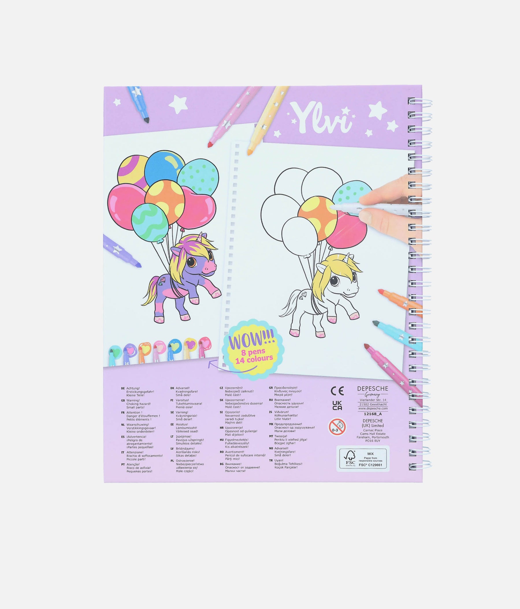 Ylvi Colouring Book With Pen Set - 0012168