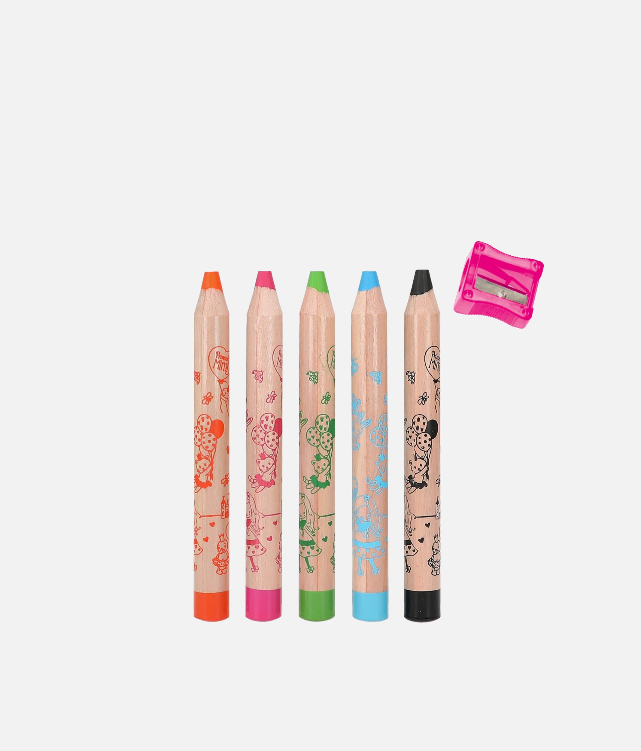 Princess Mimi Colouring Pencils & Sharpener