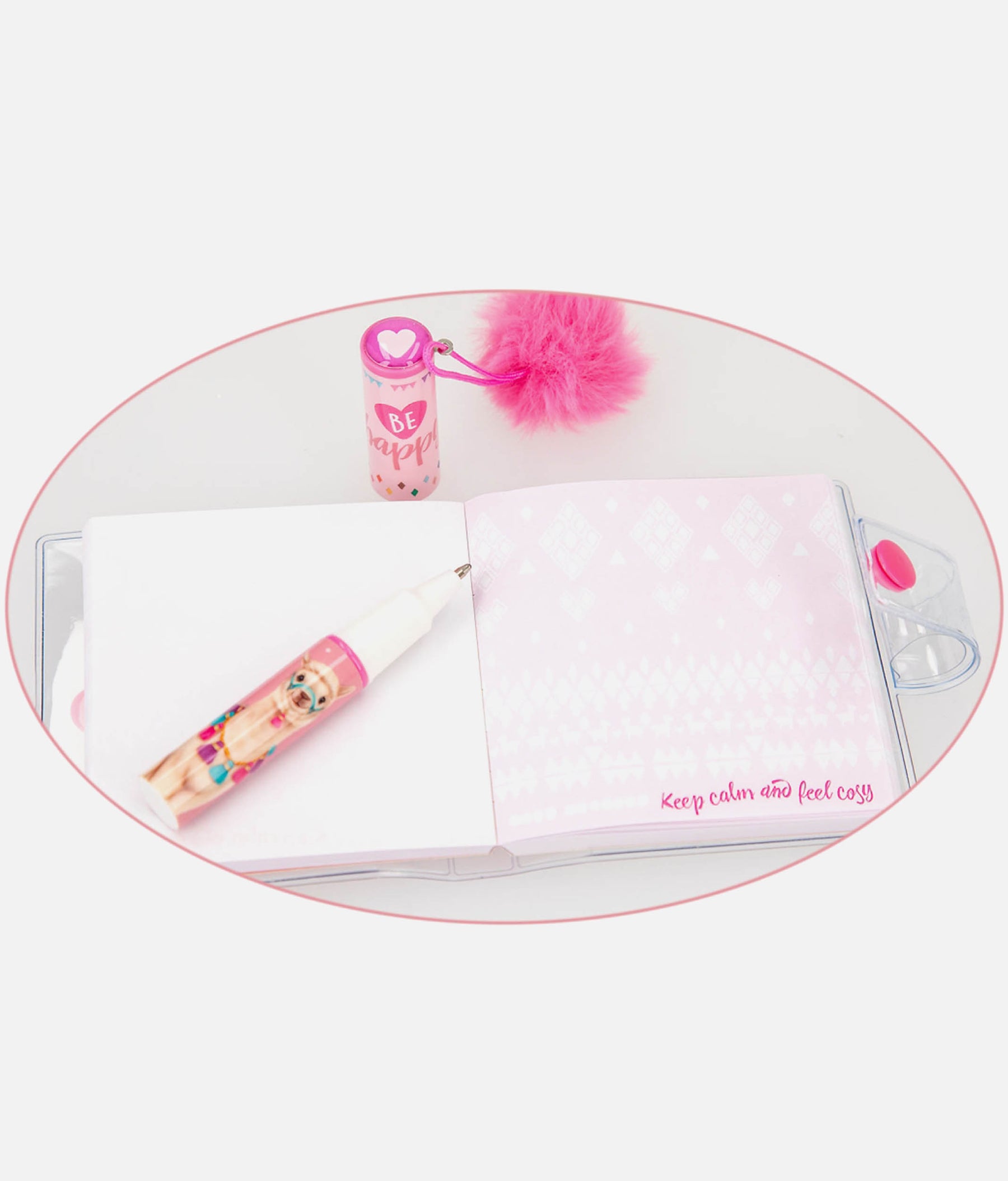 Mini Notebook with Ballpen COSY ALPACA - 0012647