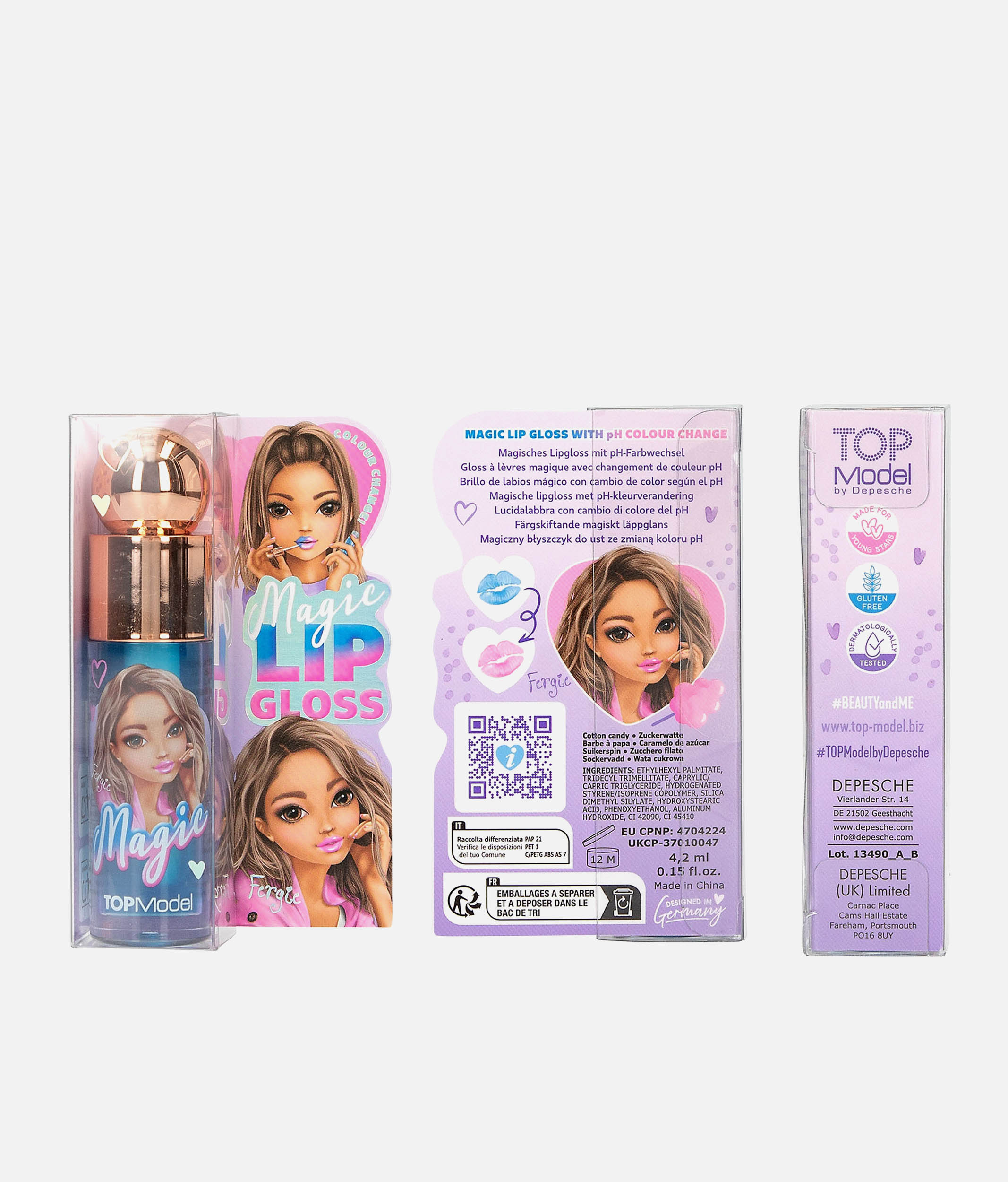 TOPModel Magic Lip Gloss, Colour Changing with Sweet Scents - 0013490