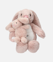 Princess Mimi Plush Bunny Nelly with Baby, Soft Cuddly Stuffed Animal Duo - 0013509