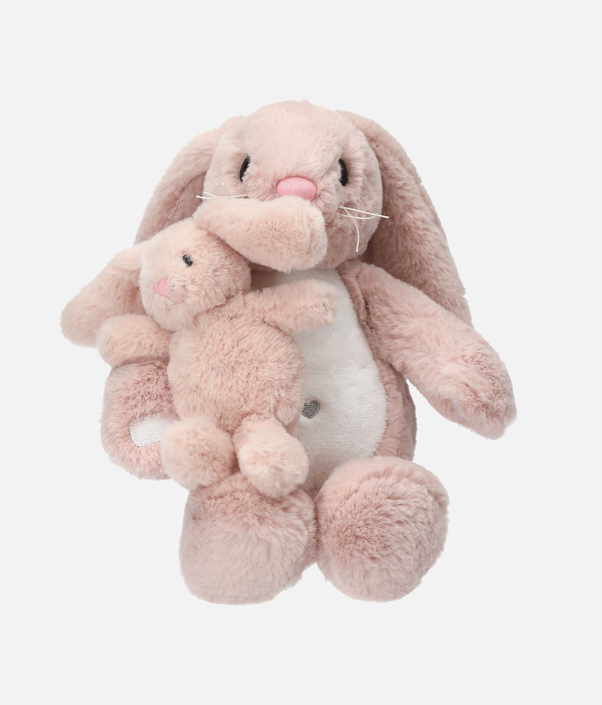 Princess Mimi Plush Bunny Nelly with Baby, Soft Cuddly Stuffed Animal Duo - 0013509