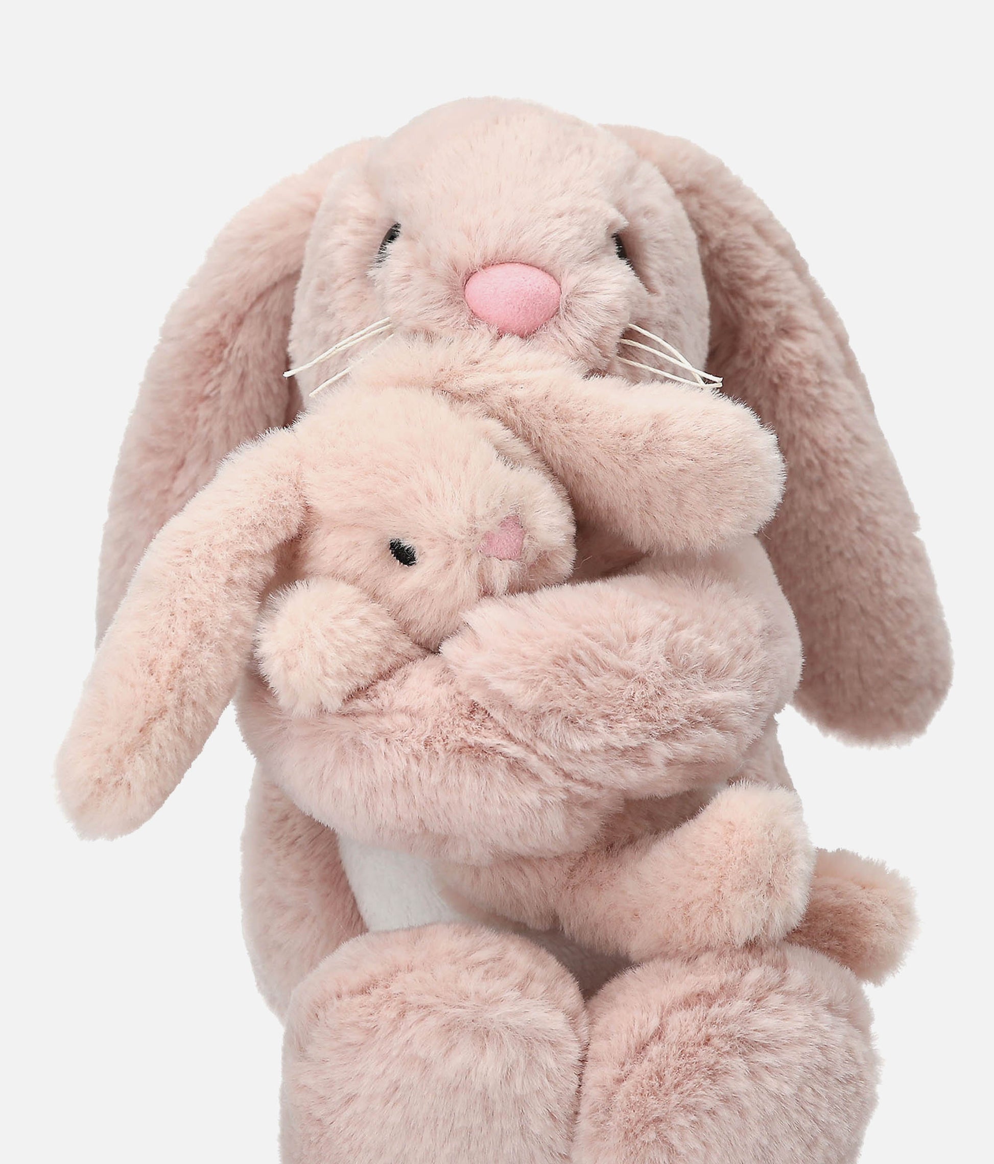 Princess Mimi Plush Bunny Nelly with Baby, Soft Cuddly Stuffed Animal Duo - 0013509
