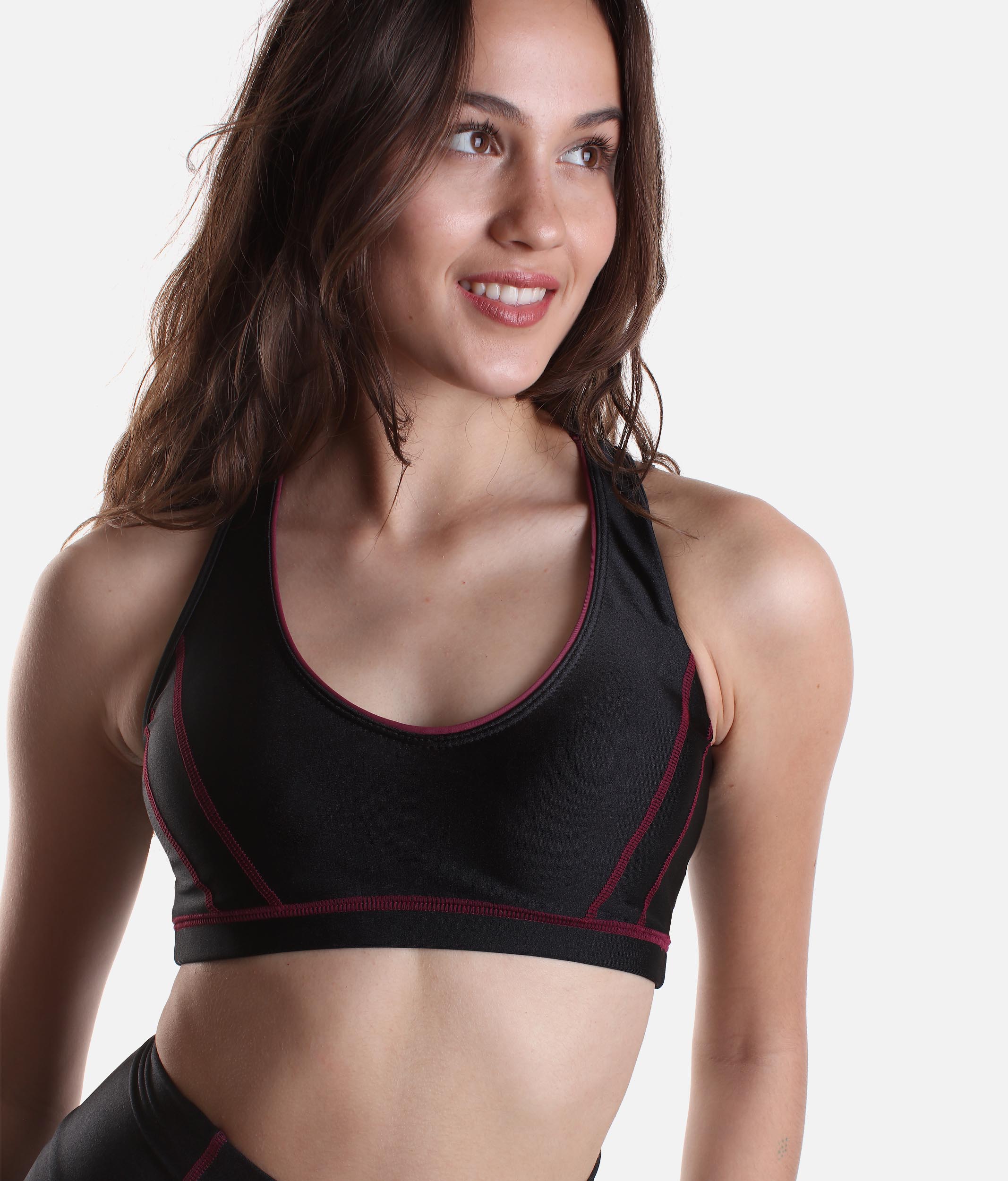 Activewear Racer Back Crop Top - 15228