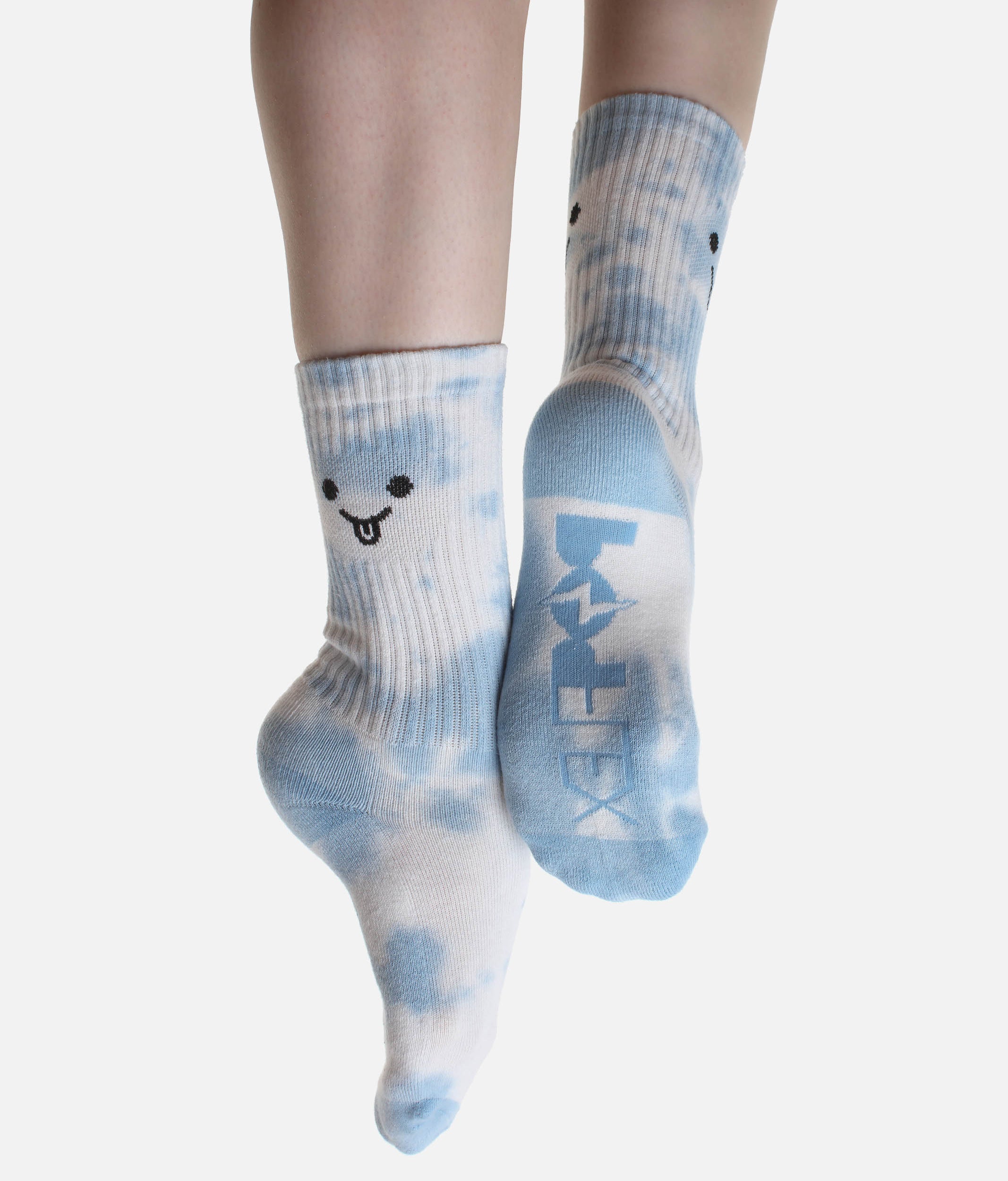 Silly Face Mid-Calf Socks – Soft, Cushioned Comfort with a Cheeky Twist