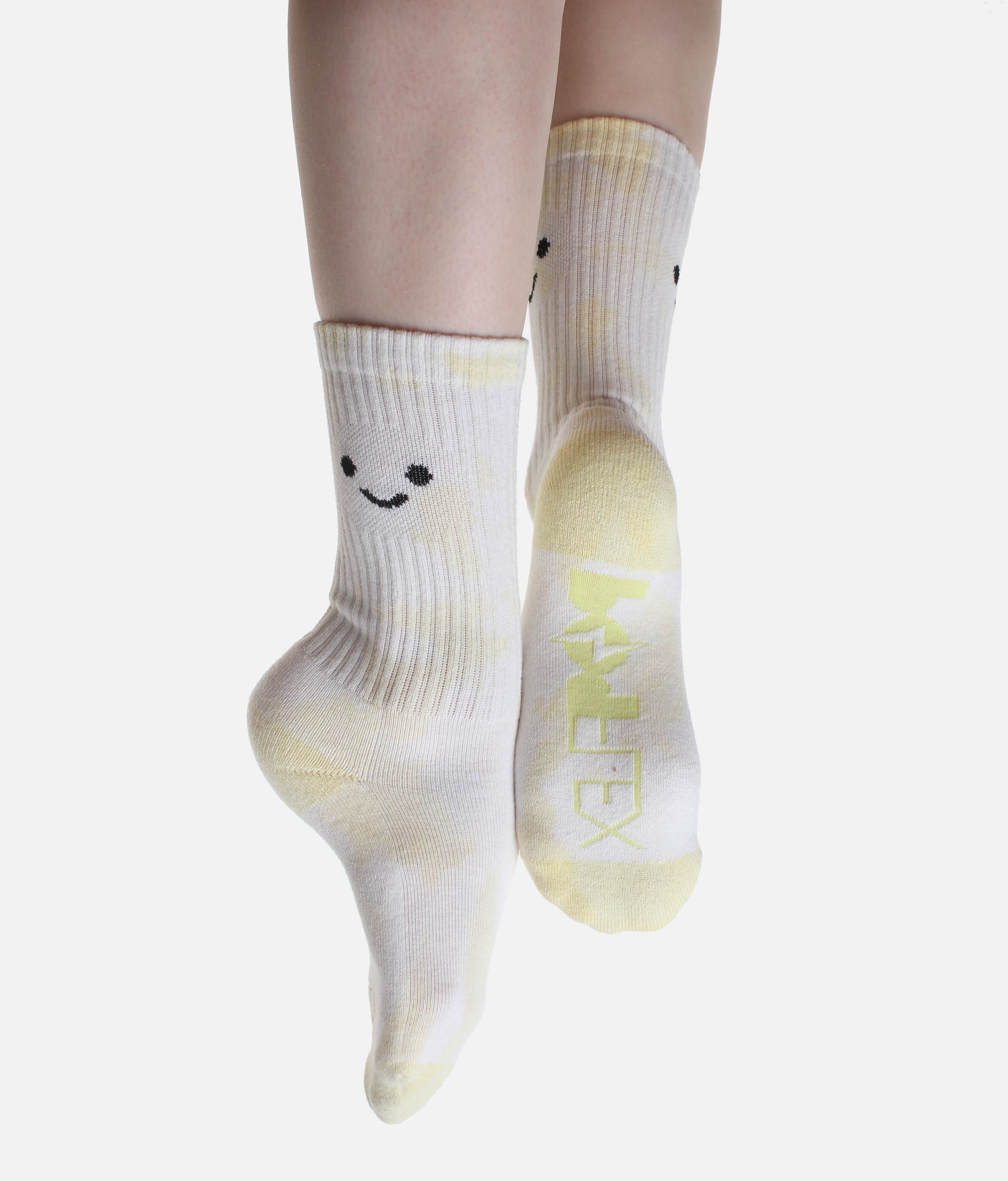 Happy Face Mid-Calf Socks - Perfect for Gym and Everyday Fun