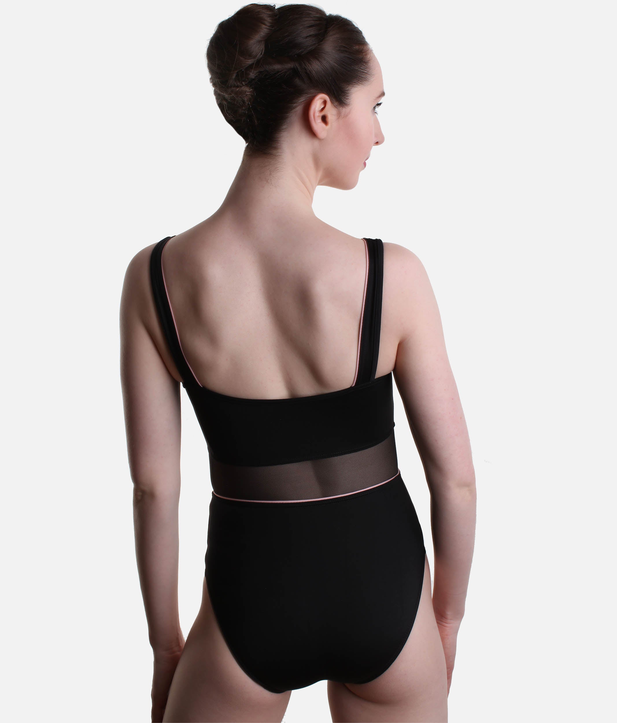 Tank Strap Leotard, Sleek Scoop Neckline - BY03