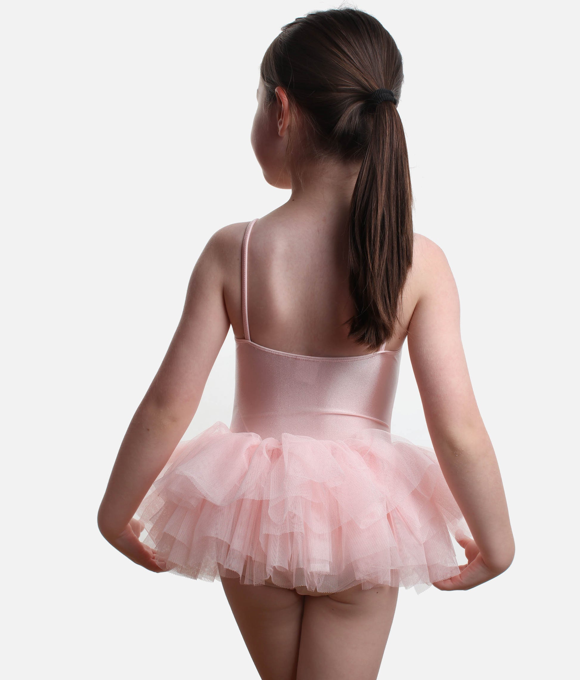 Girls Camisole Tutu Dress with Three-Layer Tulle Skirt - CL7120
