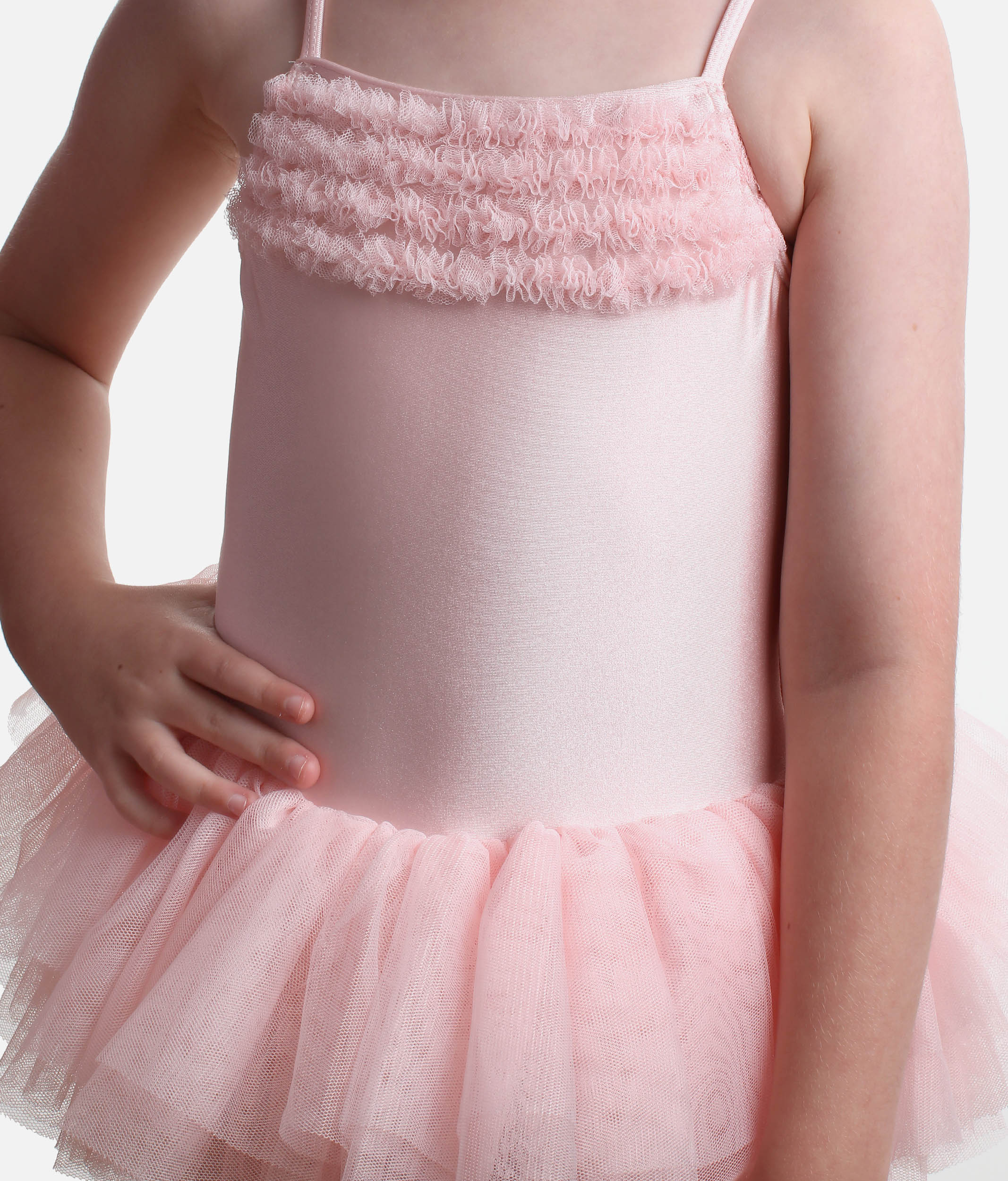 Girls Camisole Tutu Dress with Three-Layer Tulle Skirt - CL7120