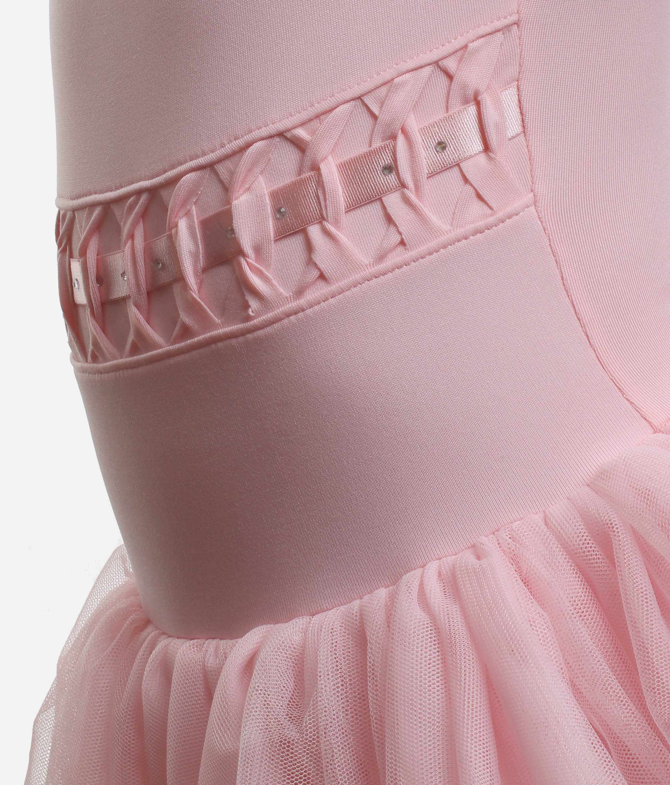Girls Cap Sleeve Tutu Dress, Twist Detail - CL9262