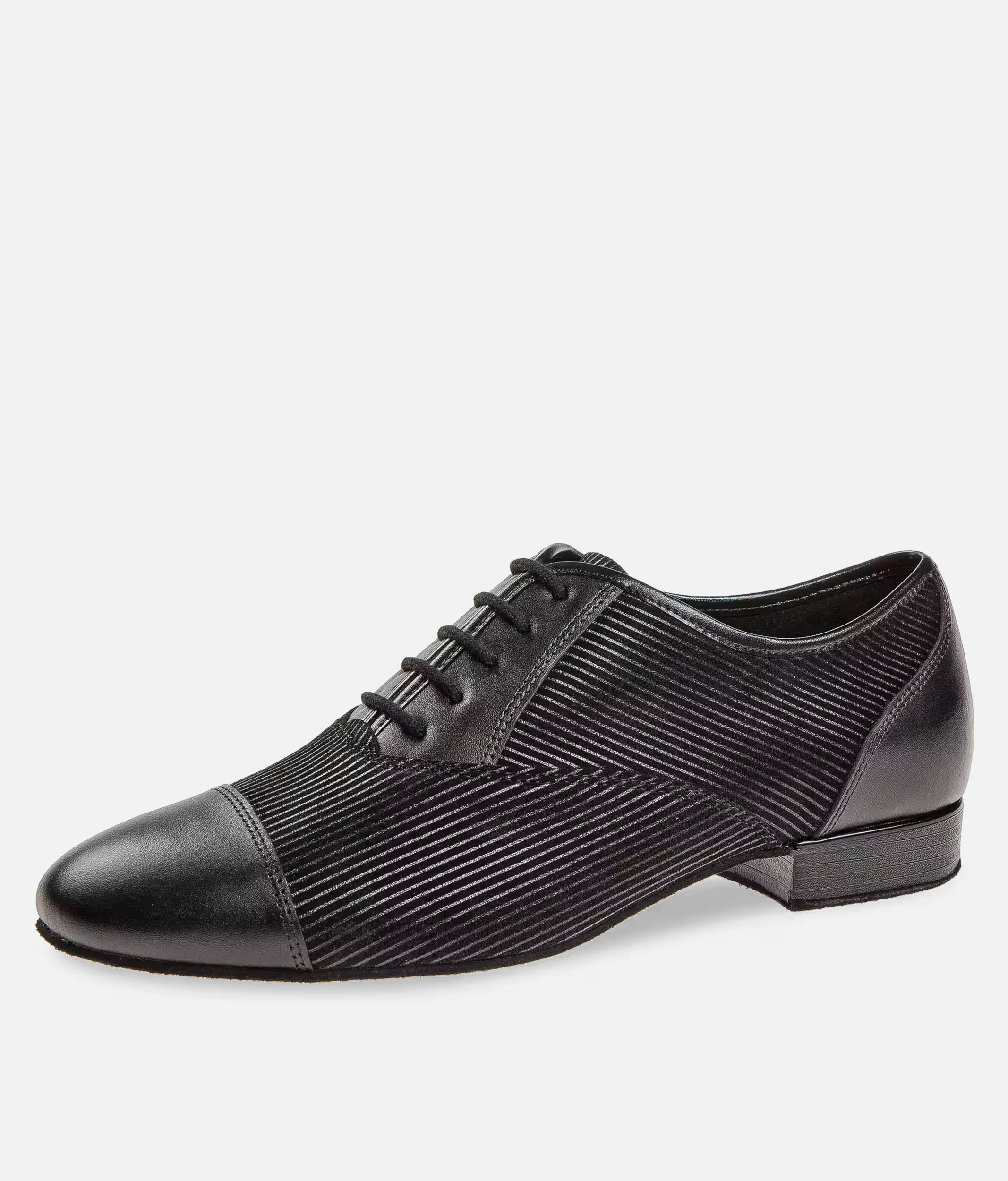 Men's Oxford Dance Shoes Premium Leather Suede with 2cm Heel