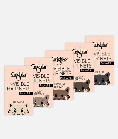 Premium Hair Nets, Colour-Matched Ballet Bun Essential - HA2005G