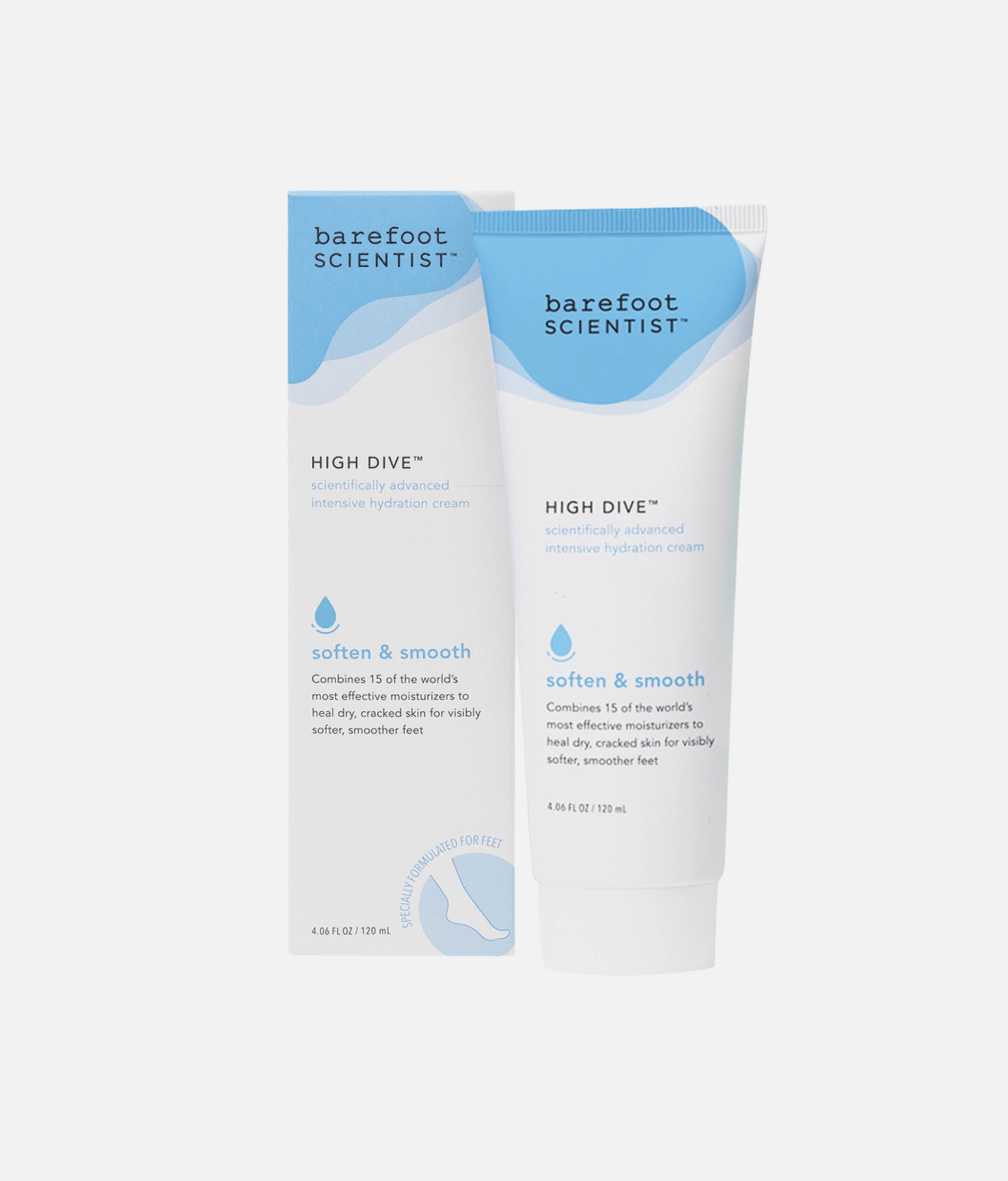 Barefoot Scientist Intensive Foot Hydration Cream, HIGH DIVE