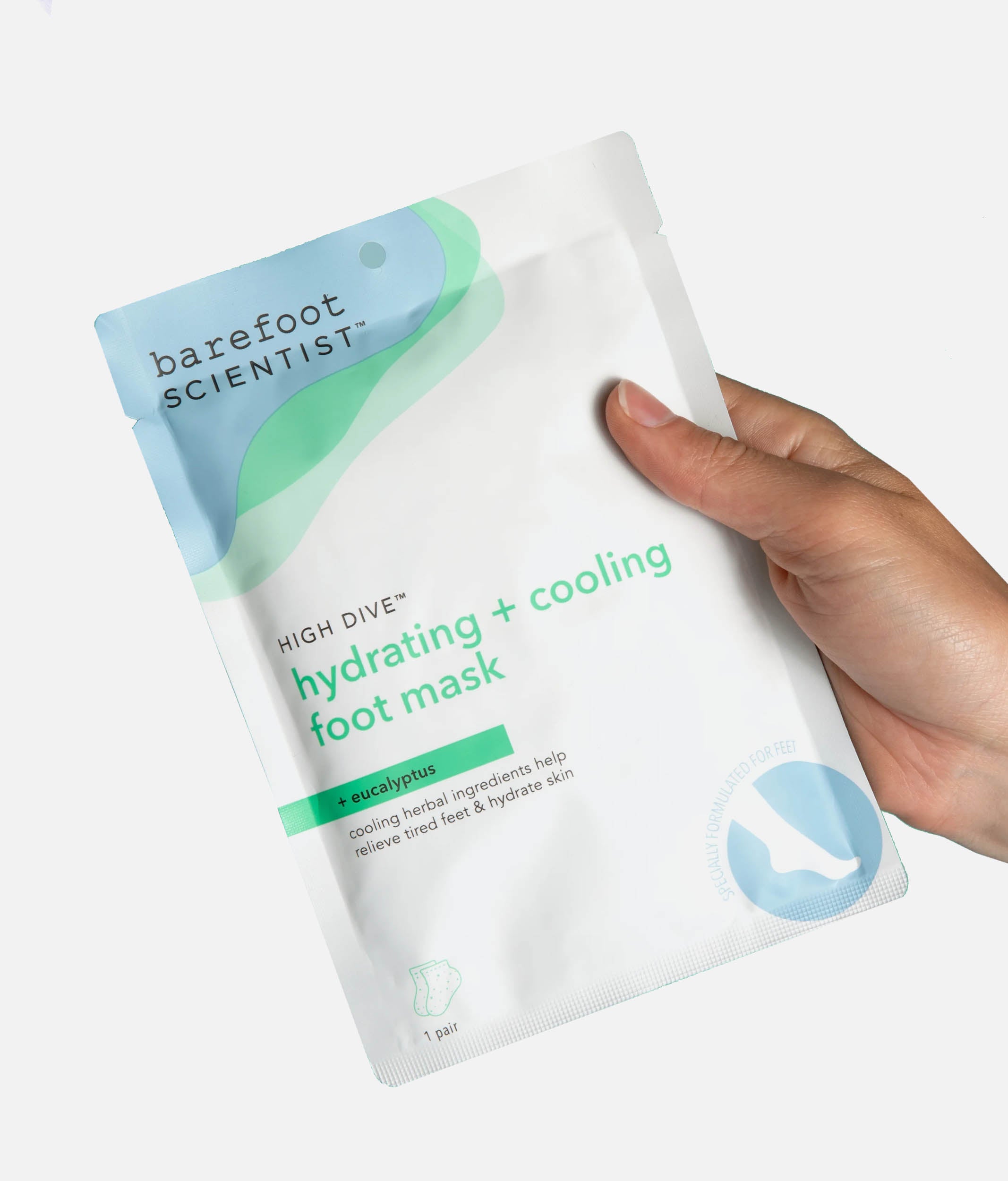 GREEN HIGH DIVE FOOT MASK - The Ultimate Hydrating + Cooling Foot Spa