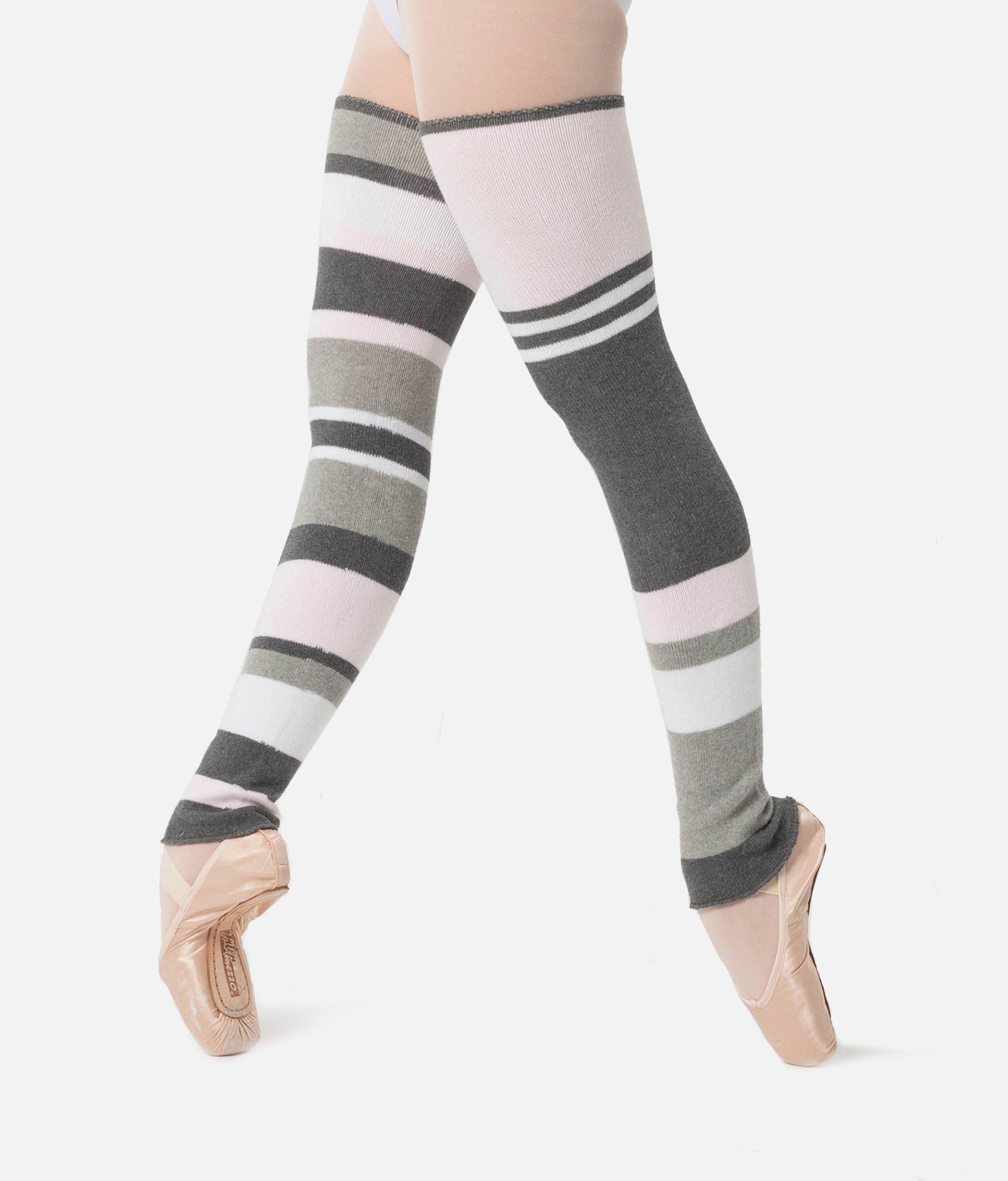 Striped Cotton knit Legwarmers - 2024