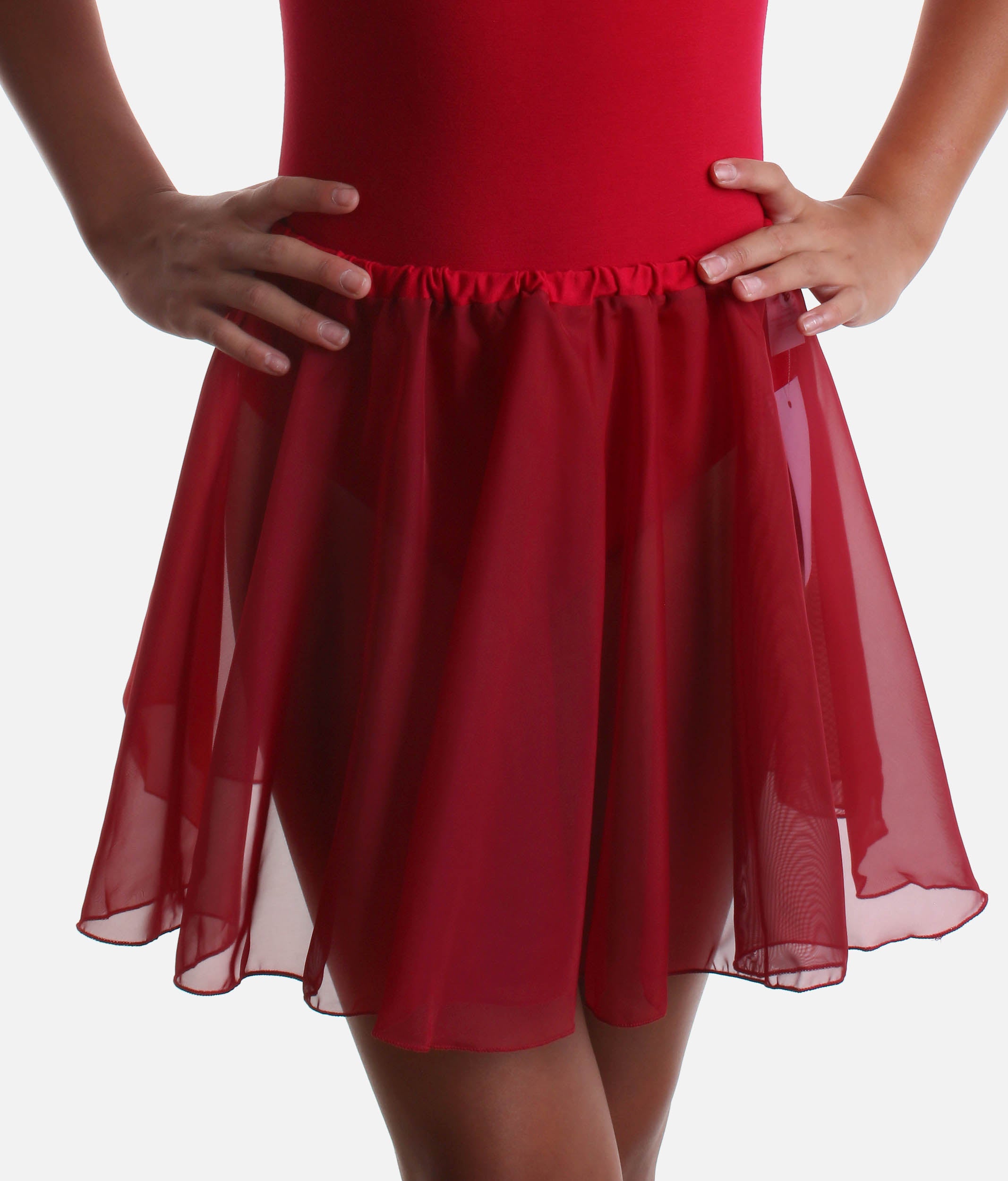 Circular Pull-On Ballet Skirt with Elasticated Waistband - ISKIRTJ