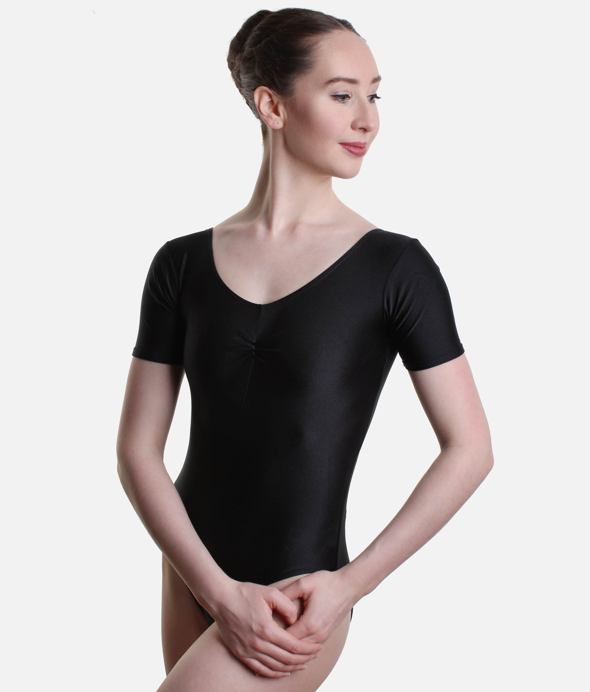 Leotard Dance Short Sleeve Black – Splitz