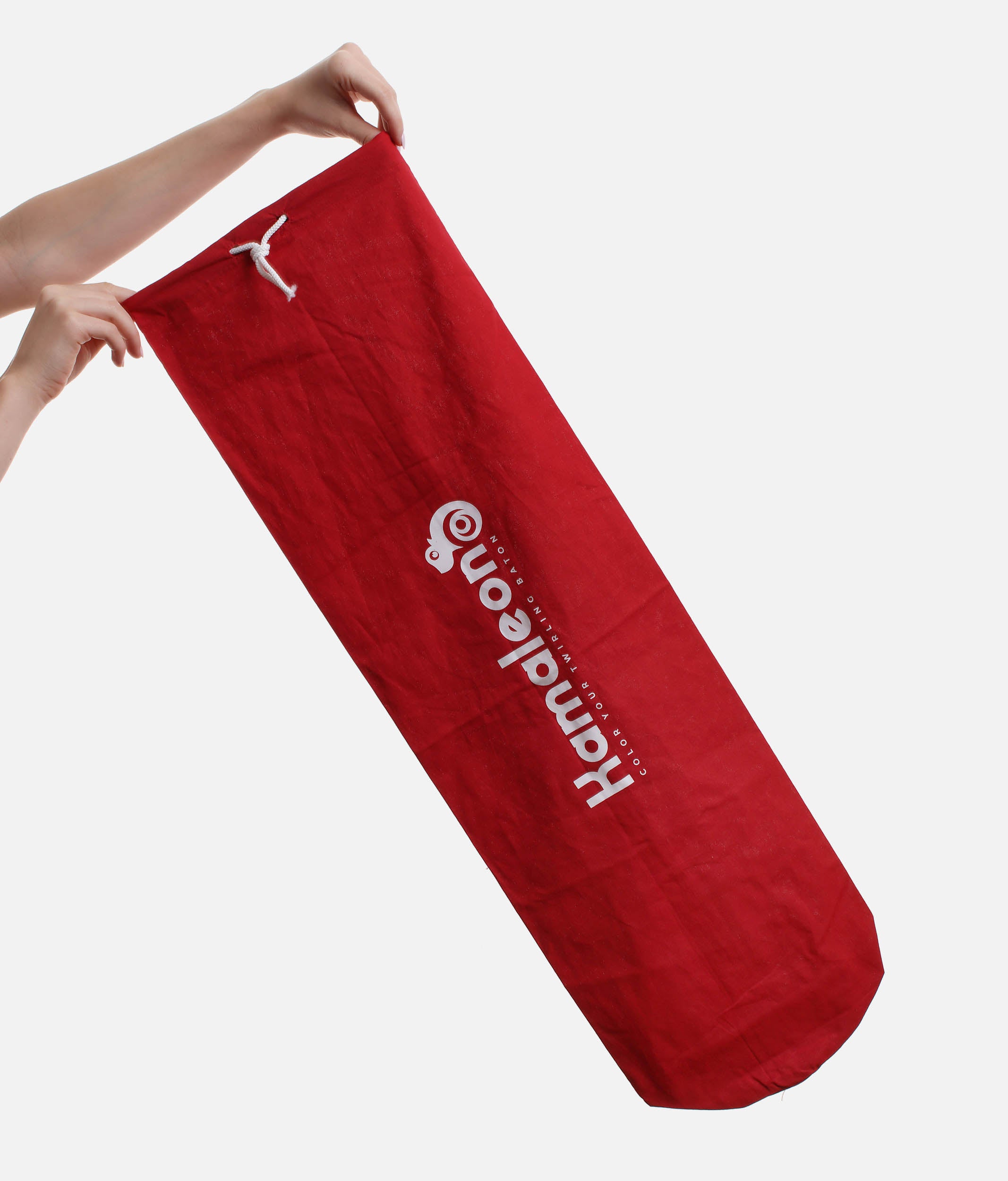 Colourful Baton Carry Bag - Lightweight Cotton Tube Bag for Twirlers
