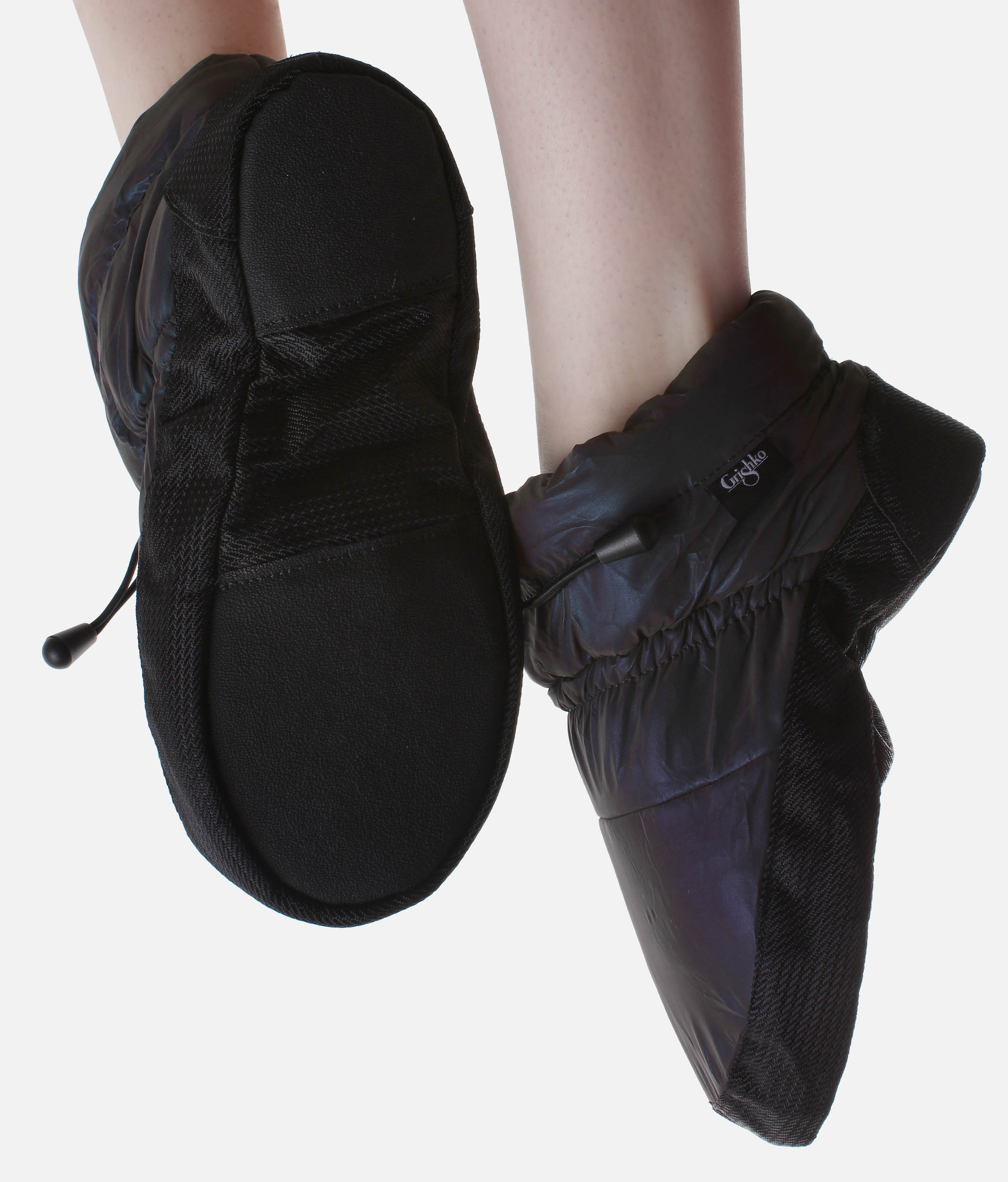Split Sole Warm-Up Booties, Low Cut with Anti-Slip Grip - M75S