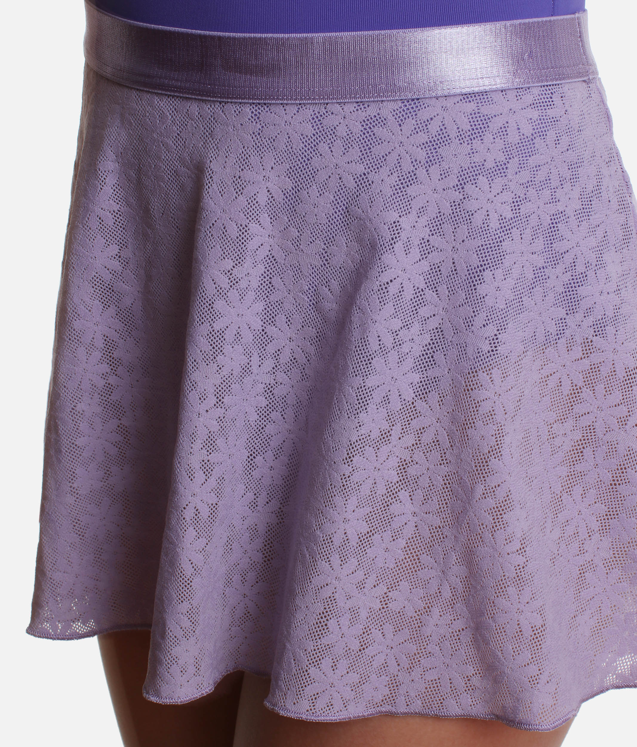 Girls Pull-On Ballet Skirt, High-Low Hem - MS902C