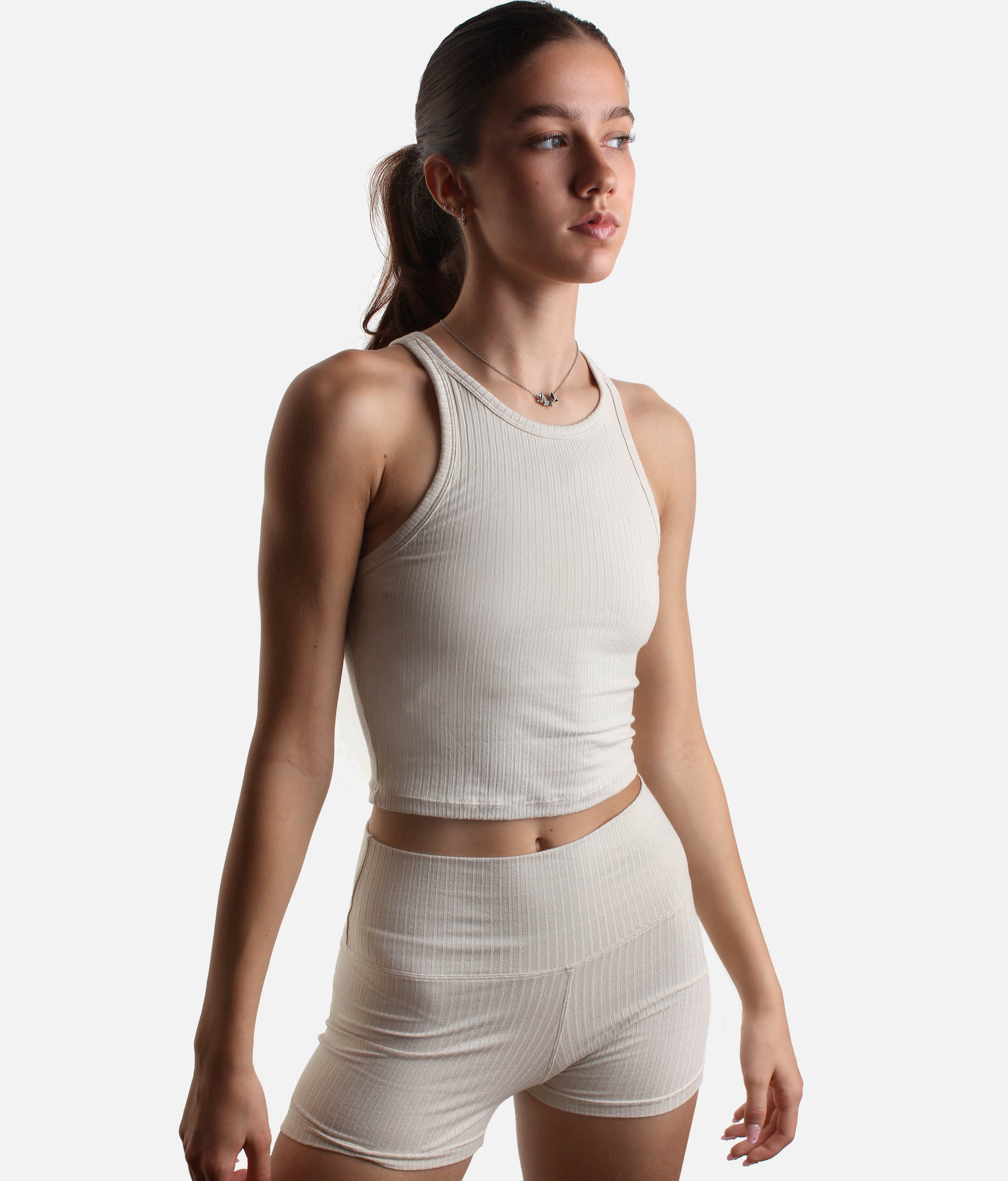 Premium Ribbed Yoga Top, Ultra-Soft with Breathable Stretch - RIB TANK