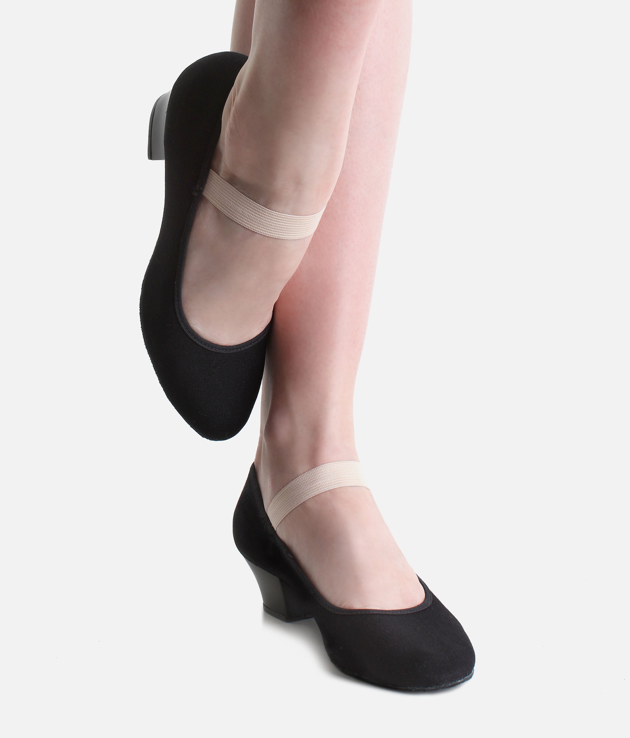 Cuban Heel Canvas Character Shoes, Pre-Arched RAD Approved - RO14