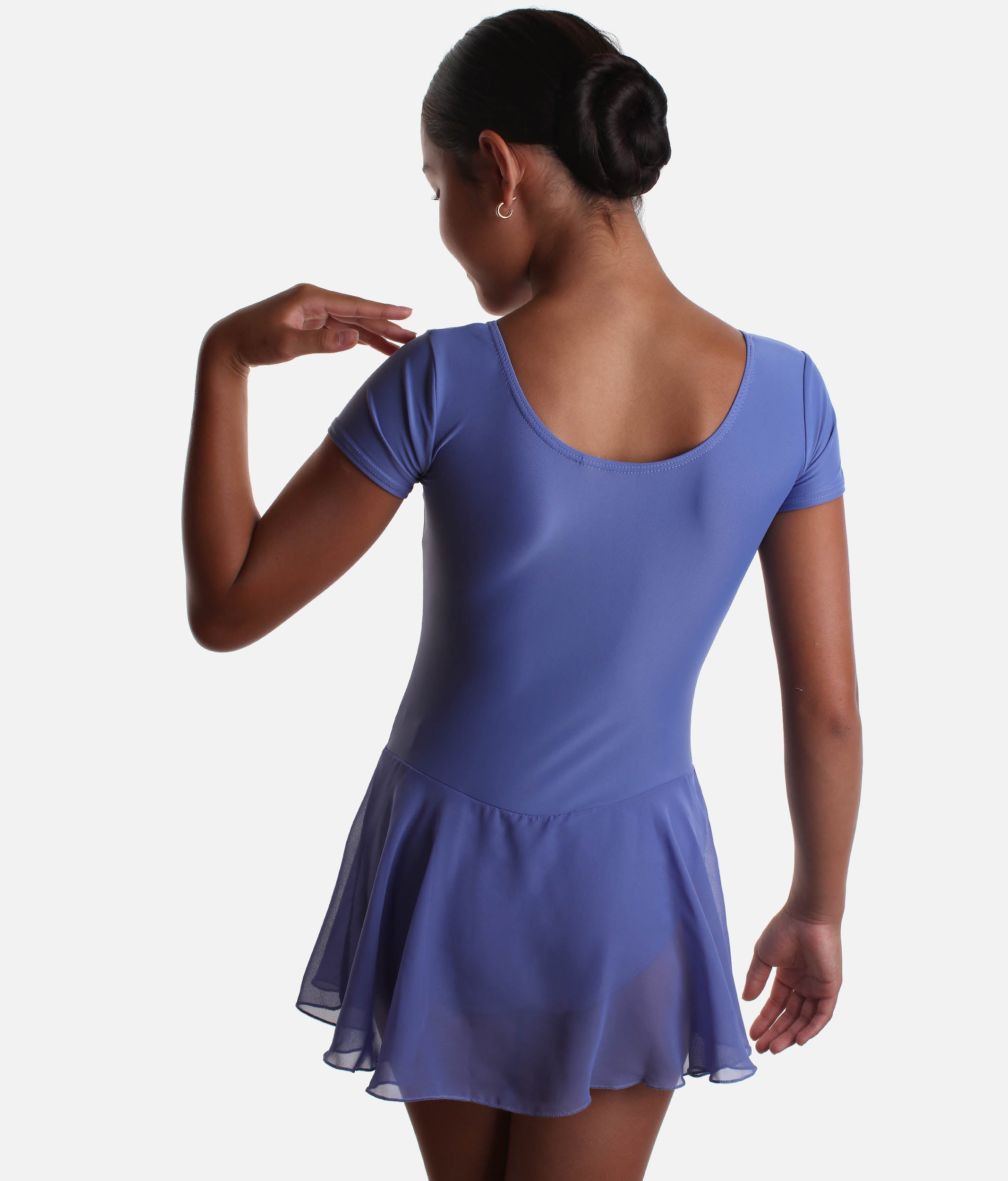 Girls Cap Sleeved Skirted Leotard - RV2383