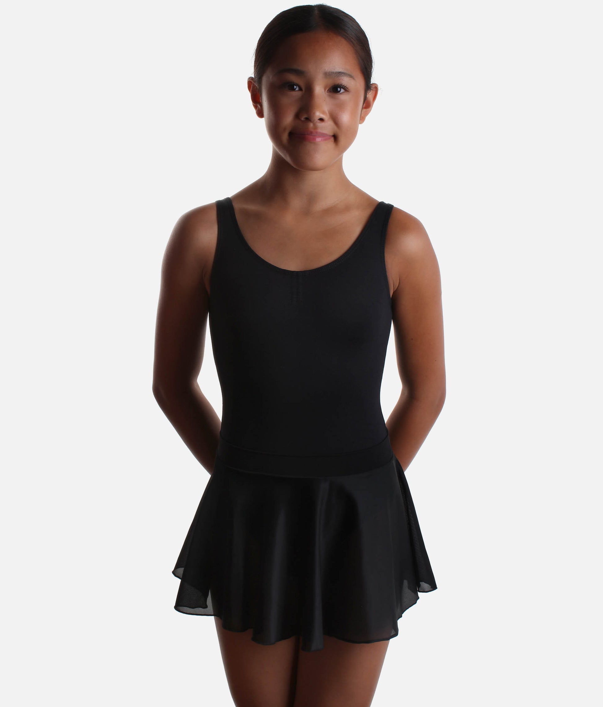 Girls Ballet Skirt, Pull-On with Soft Lycra Waist and Sheer Finish - SL63