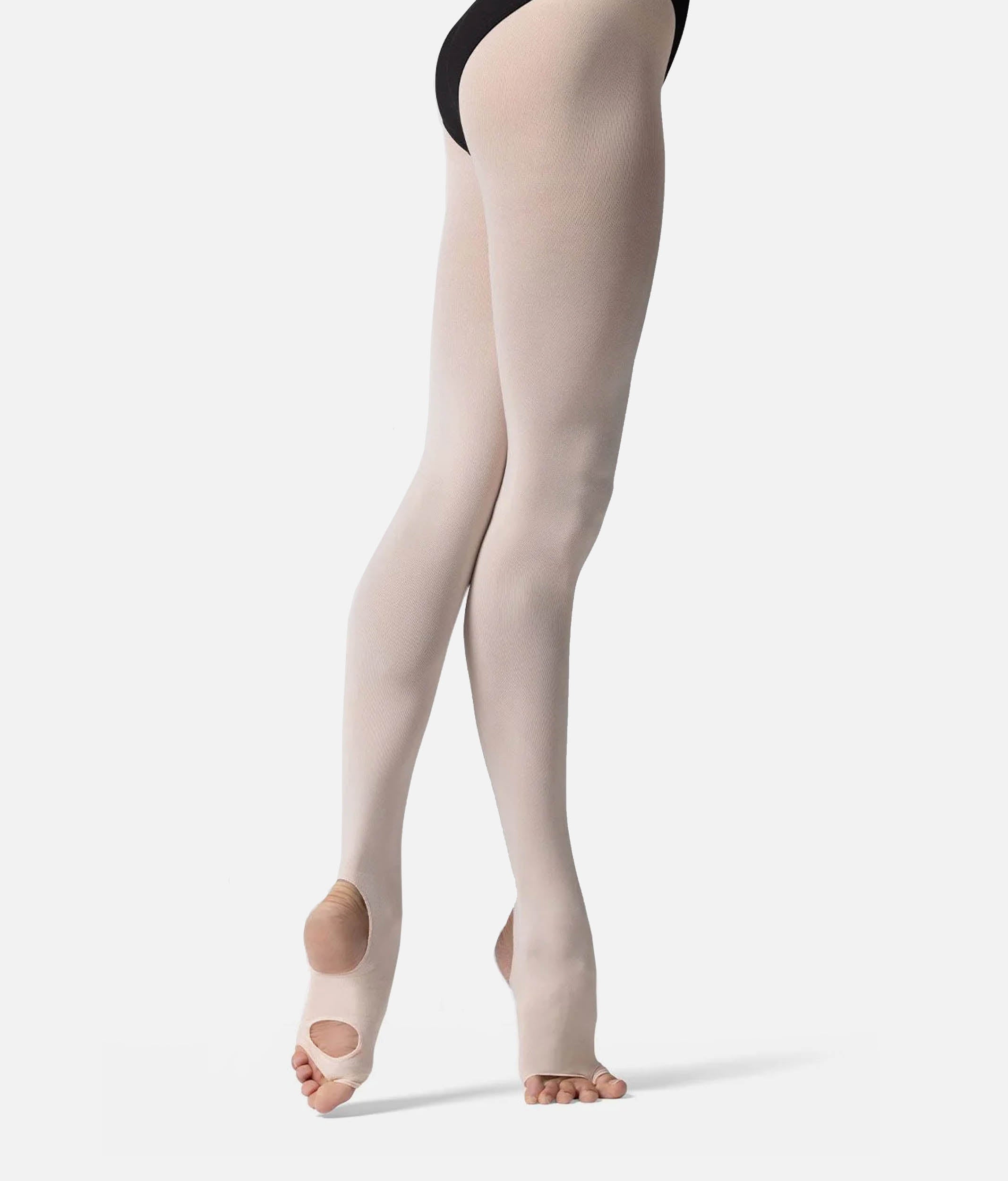 CONTOURSOFT Free Flex Convertible Ballet Tights with Split-Toe Design - T0988