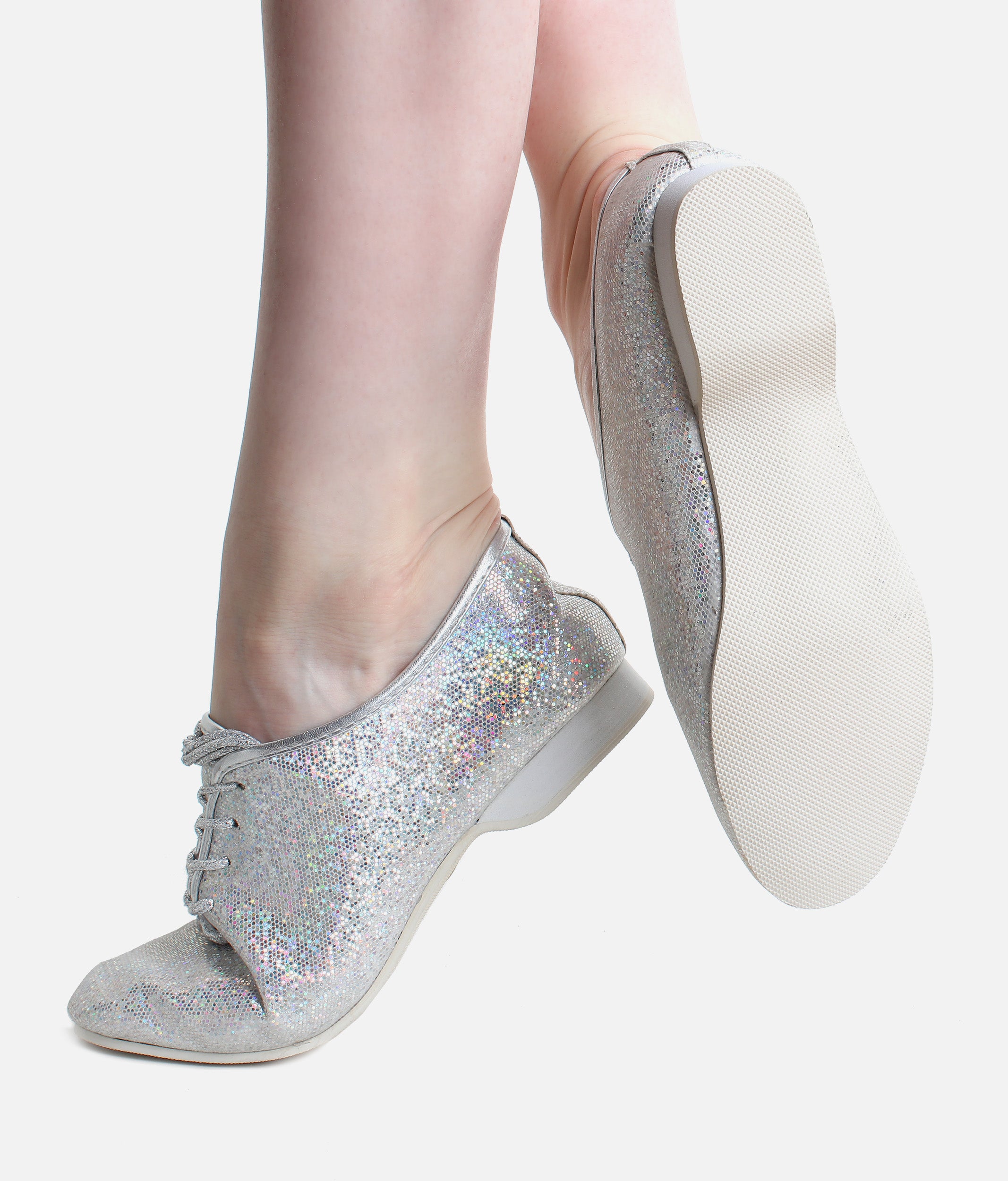 Sparkly Jazz Shoes – En Huit Full Sole Design Dance World