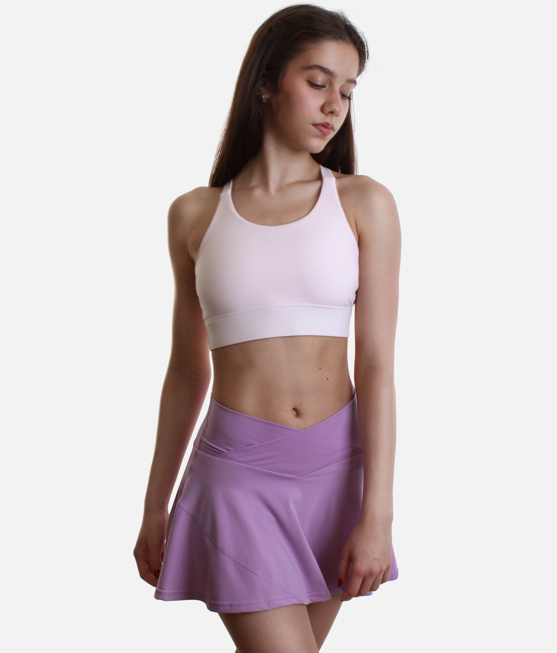 HOURGLASS Twirl Skort, Crisscross High-waisted Design