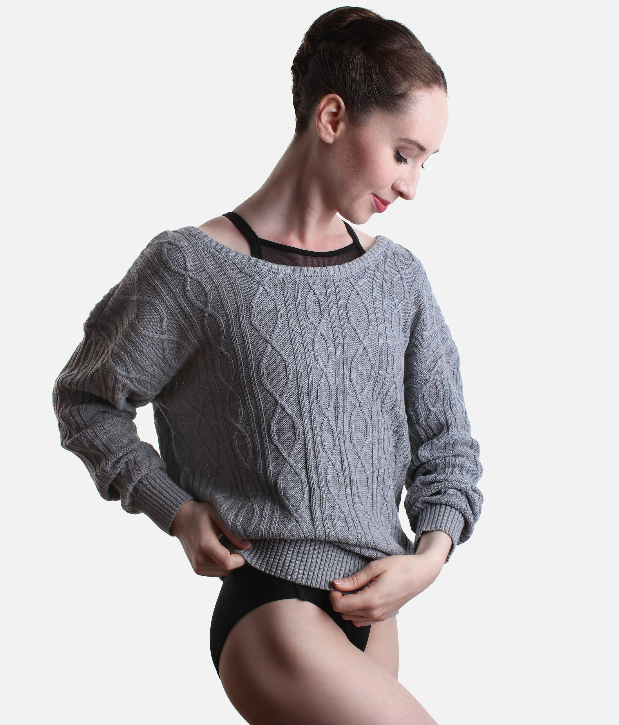 Granada Reversible Sweater, Cozy Ballet Warm-Up Layer for Dancers - Z30014