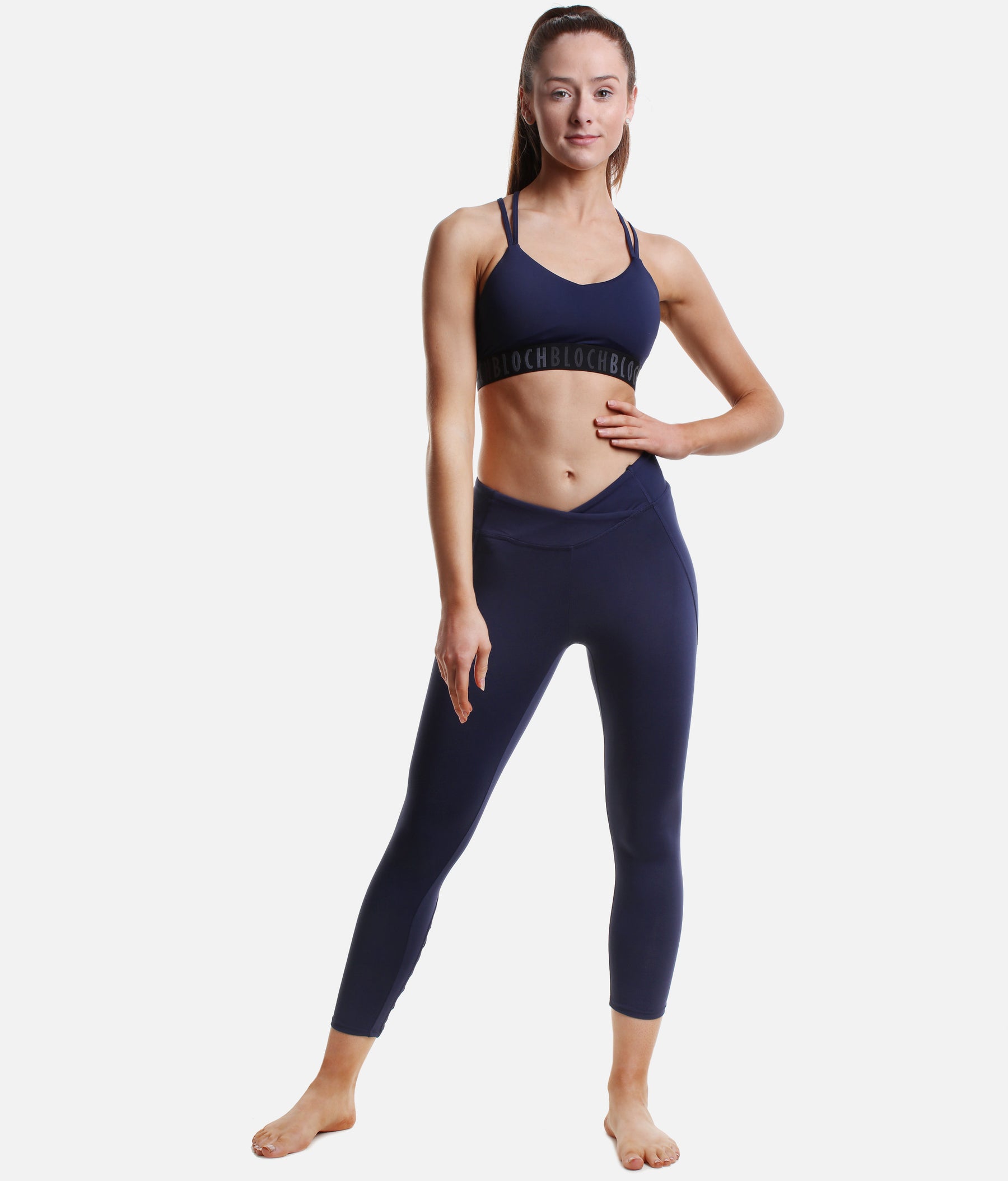 Twist Panel Detail 7/8 Leggings - FP 5247