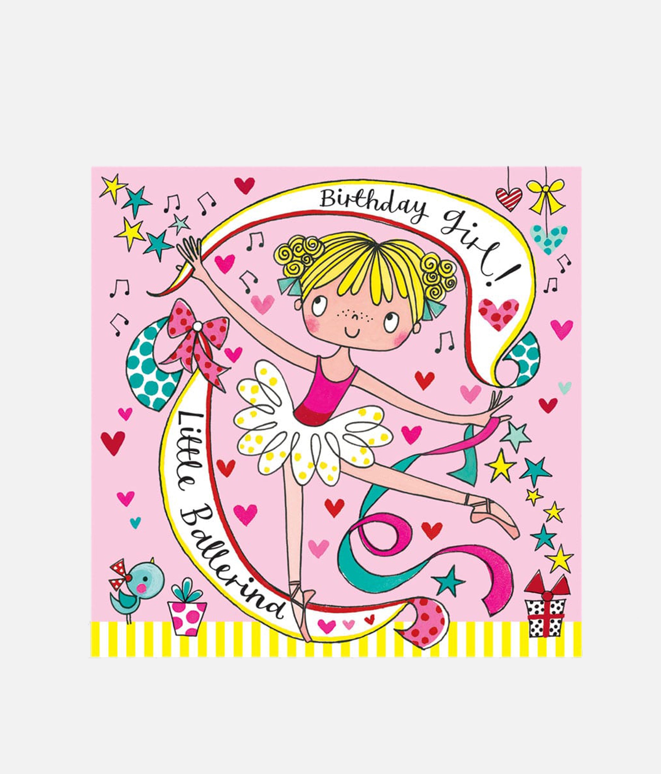 Ballerina birthday Card - JIG64