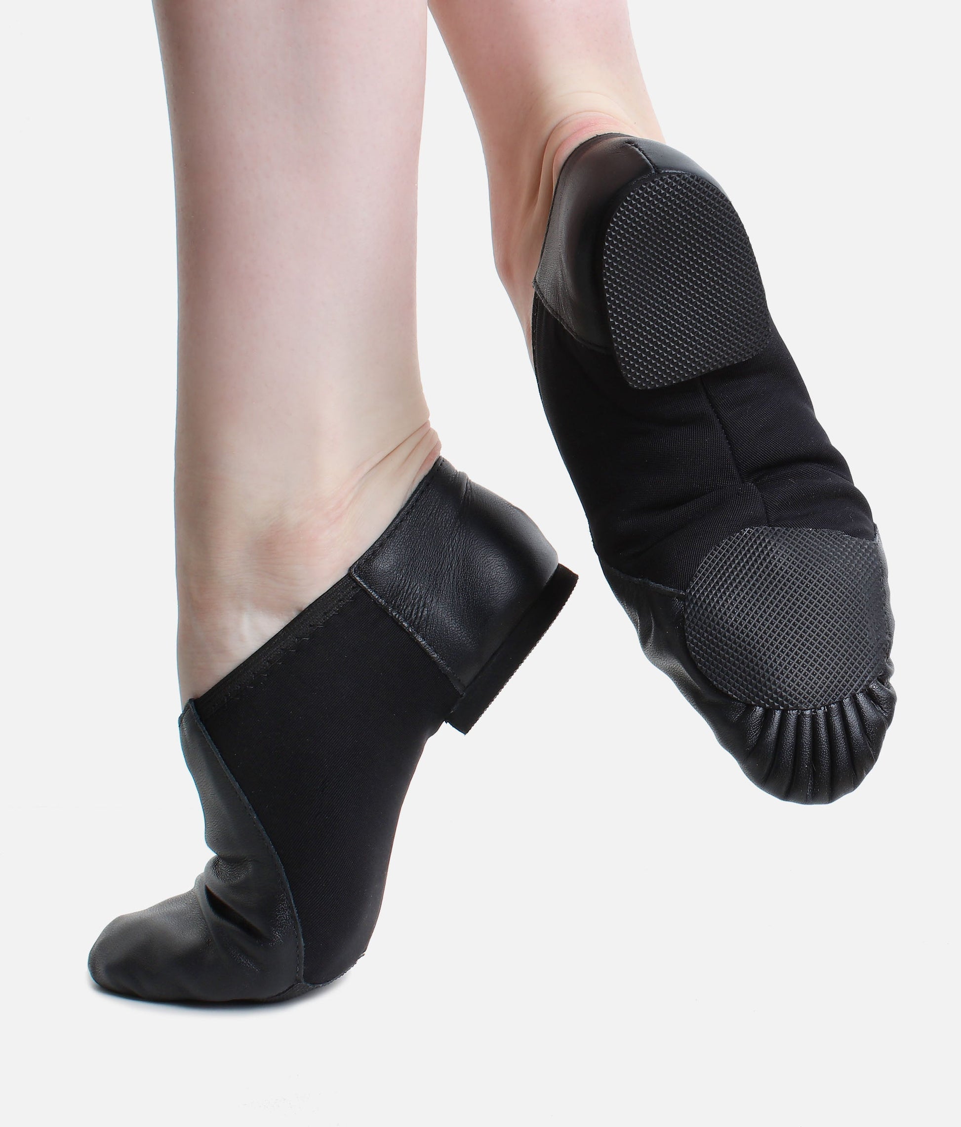 Uni-Flex Jazz Shoes, Flexible Leather Split Sole Dance Shoes - JZE45