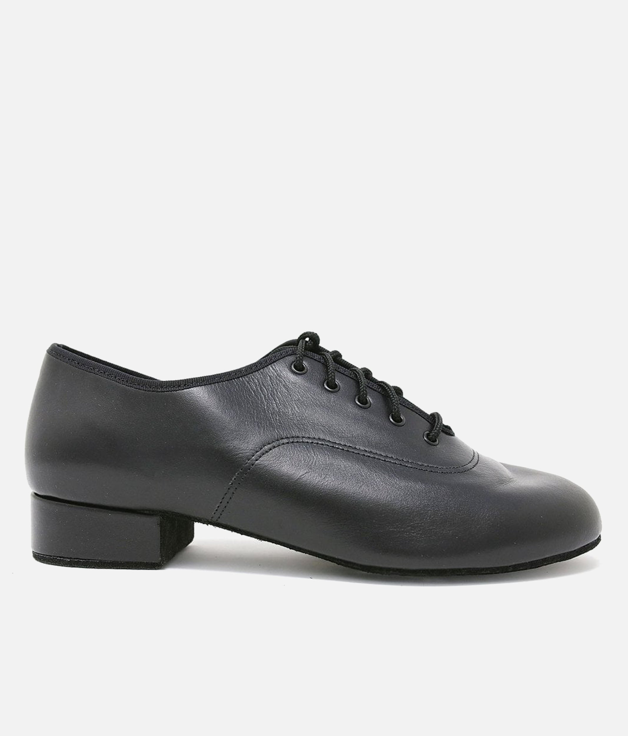 Boys Oxford Ballroom Shoes, Smooth Leather & Suede Sole - MLB