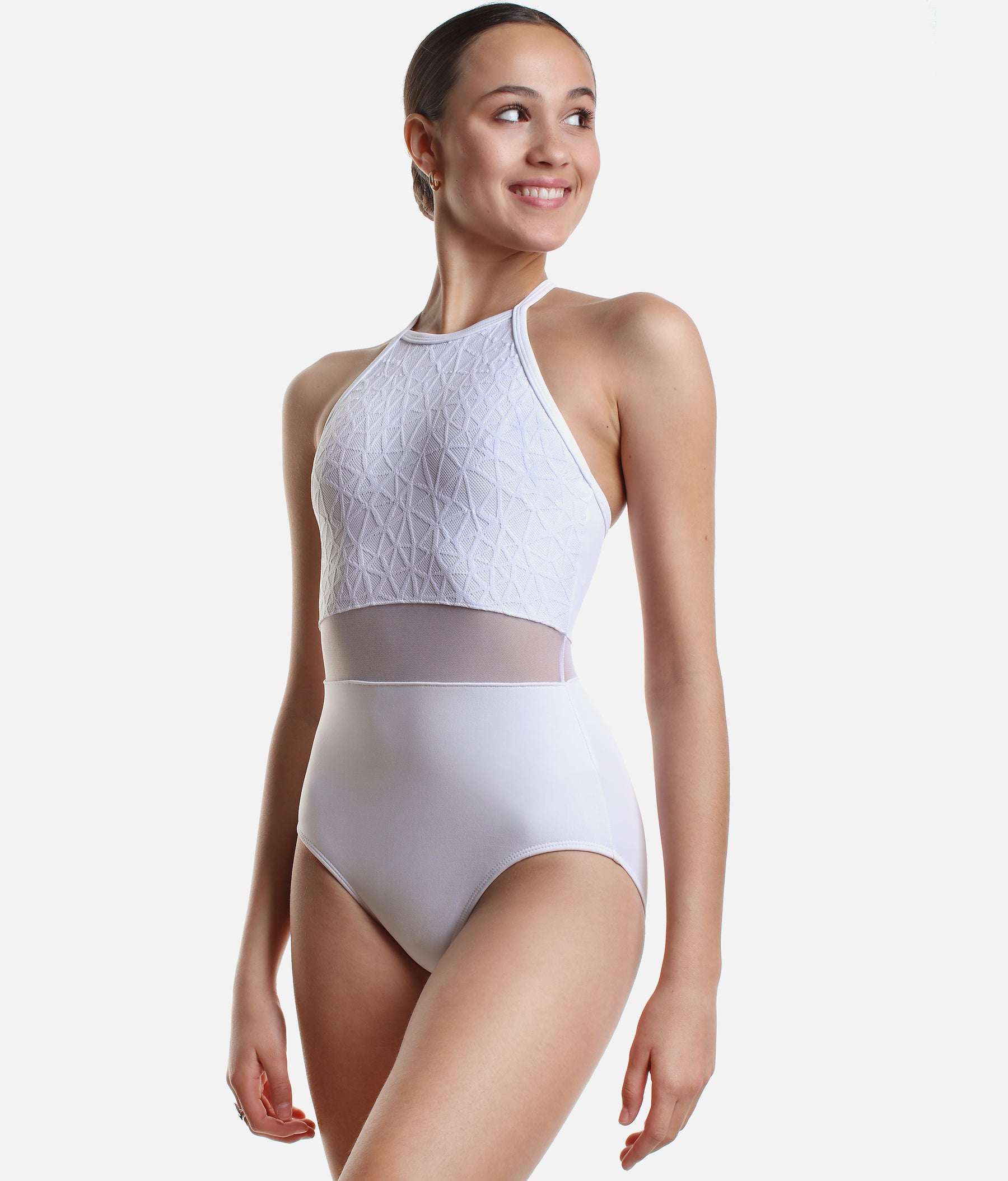 Leotard With Web Mesh Overlay - RDE 1909