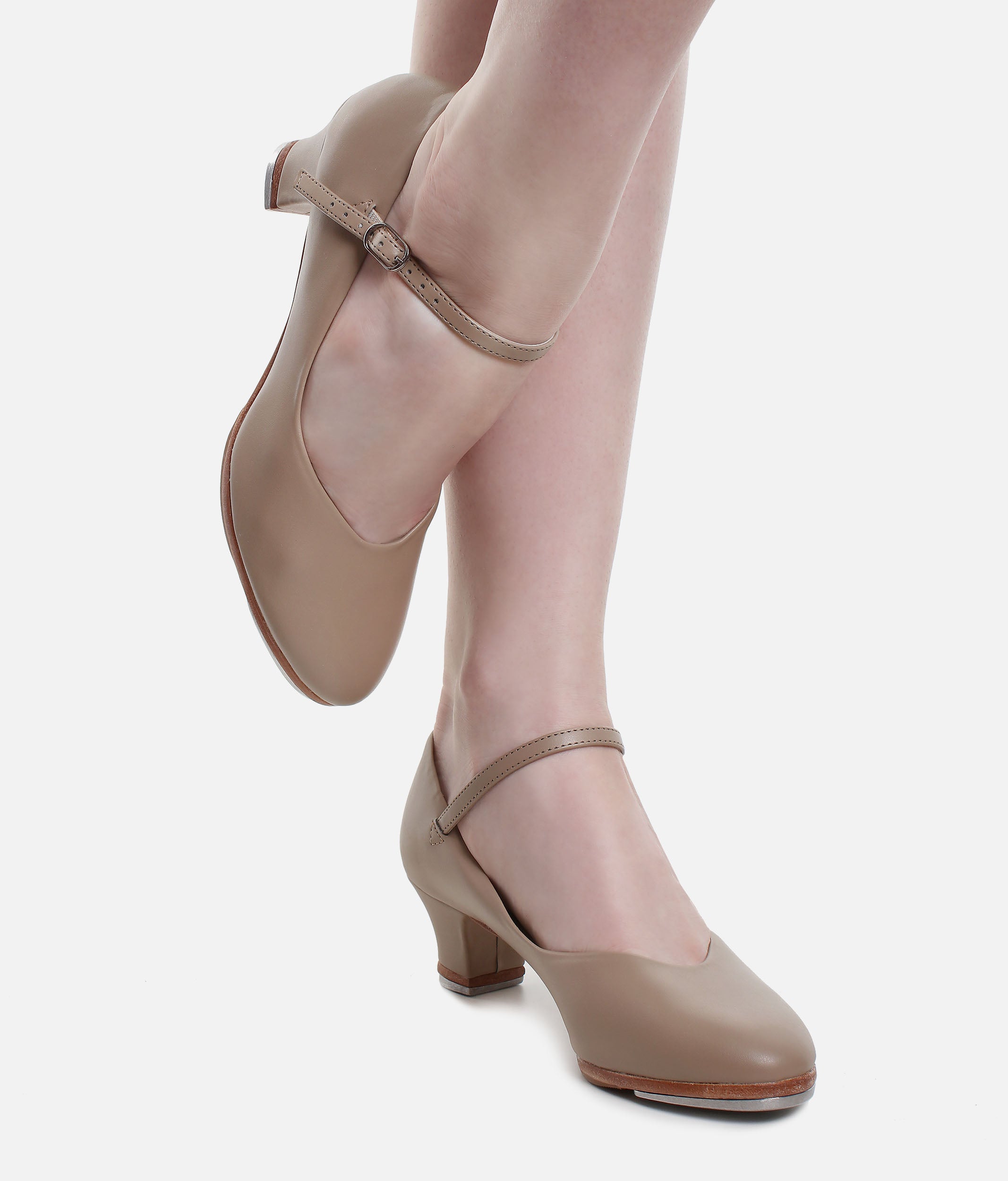Low Heel Tap Dance Shoes, Rich Sound with Full Sole & Cushioned Insole - TA55