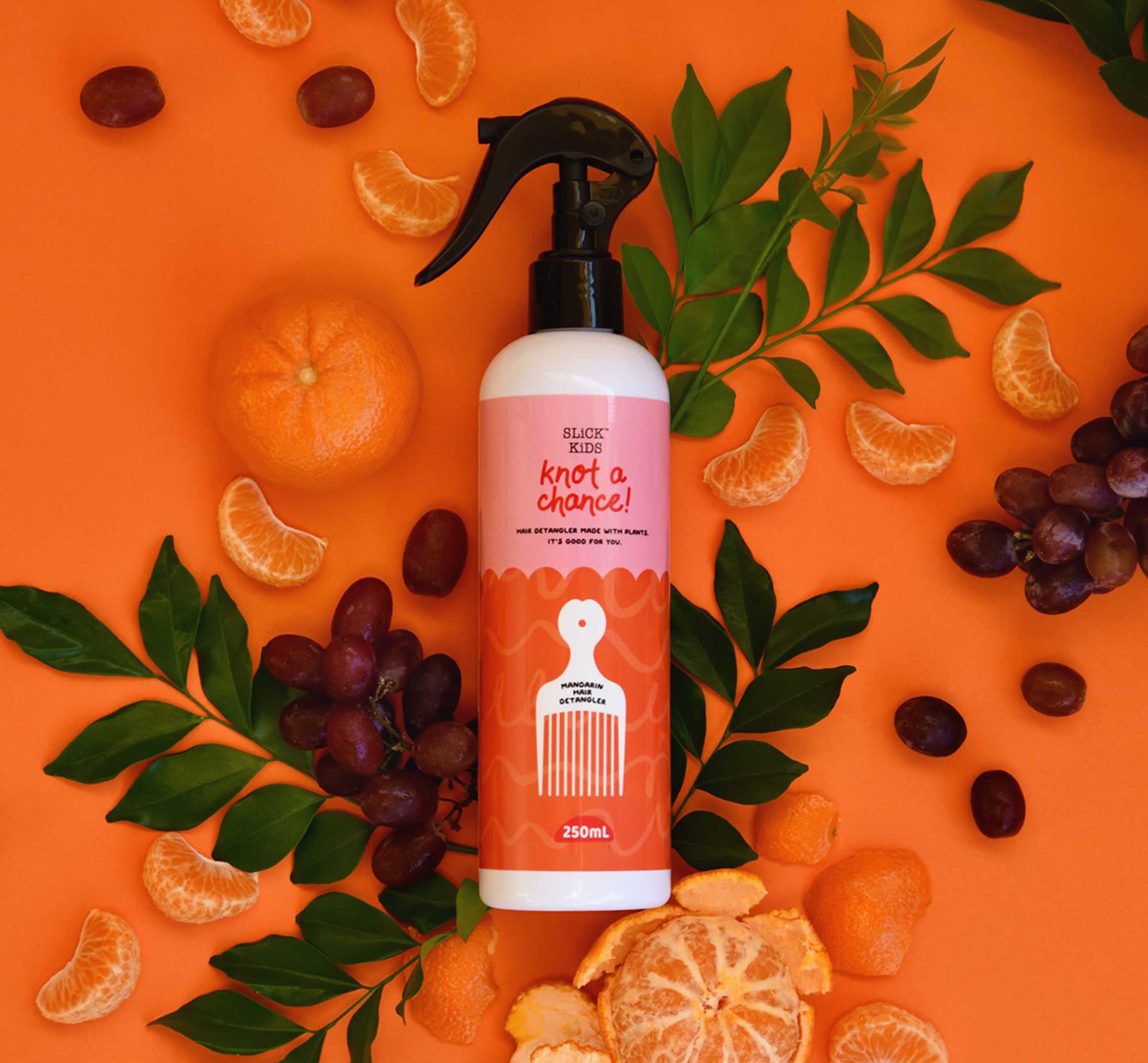 No Nasties Product Photo in Orange Background