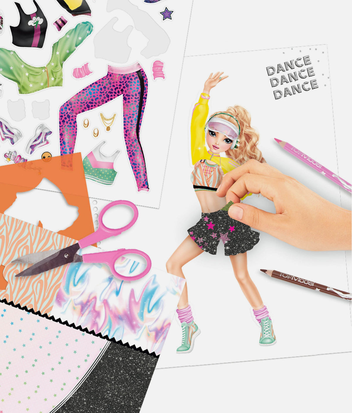TOPModel DANCE Colouring Book - 0012227