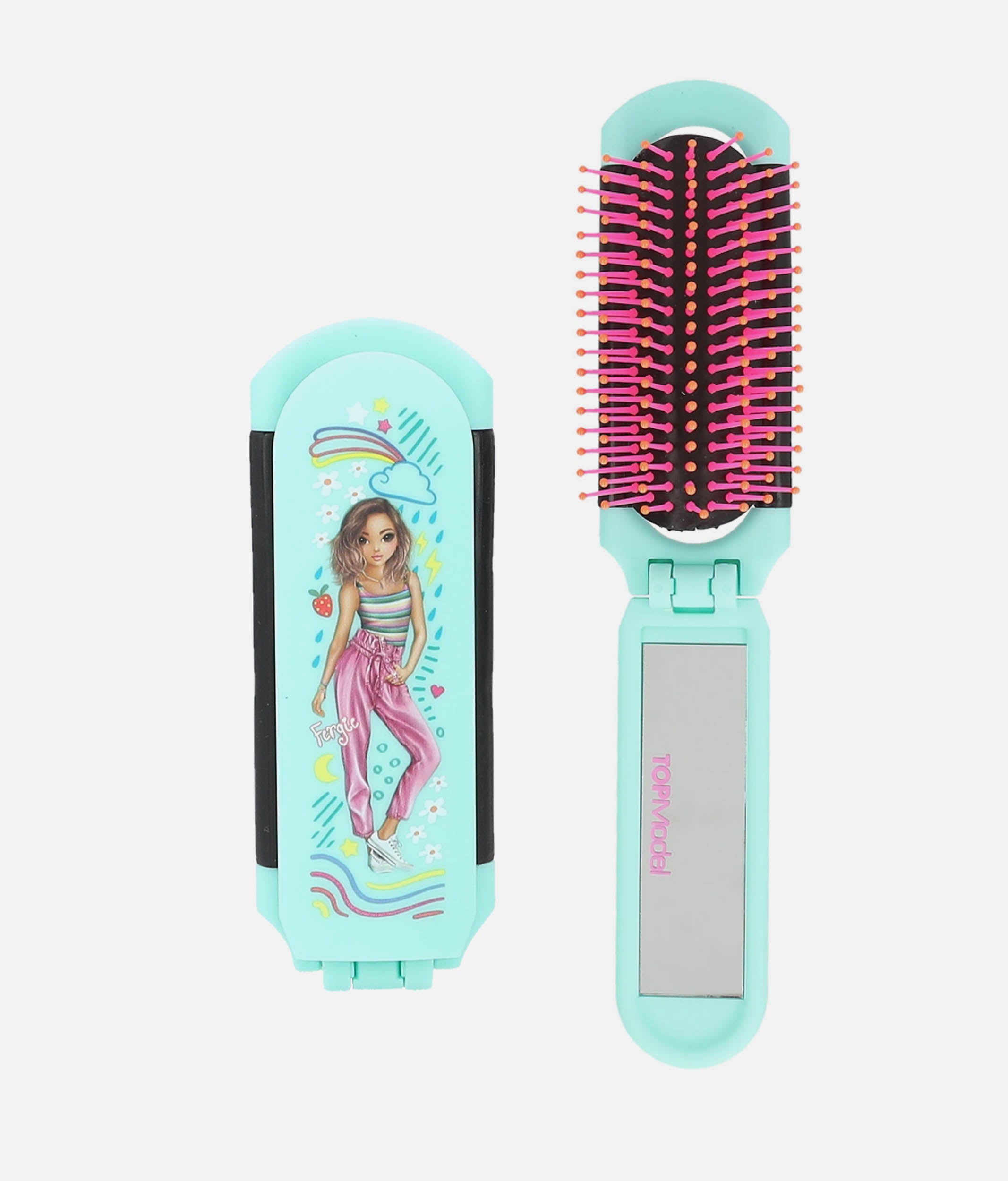 TOPModel Hairbrush With Mirror - 0012634