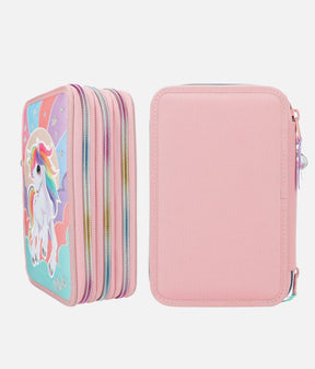 Triple Pencil Case UNICORN RAINBOW - 0012616