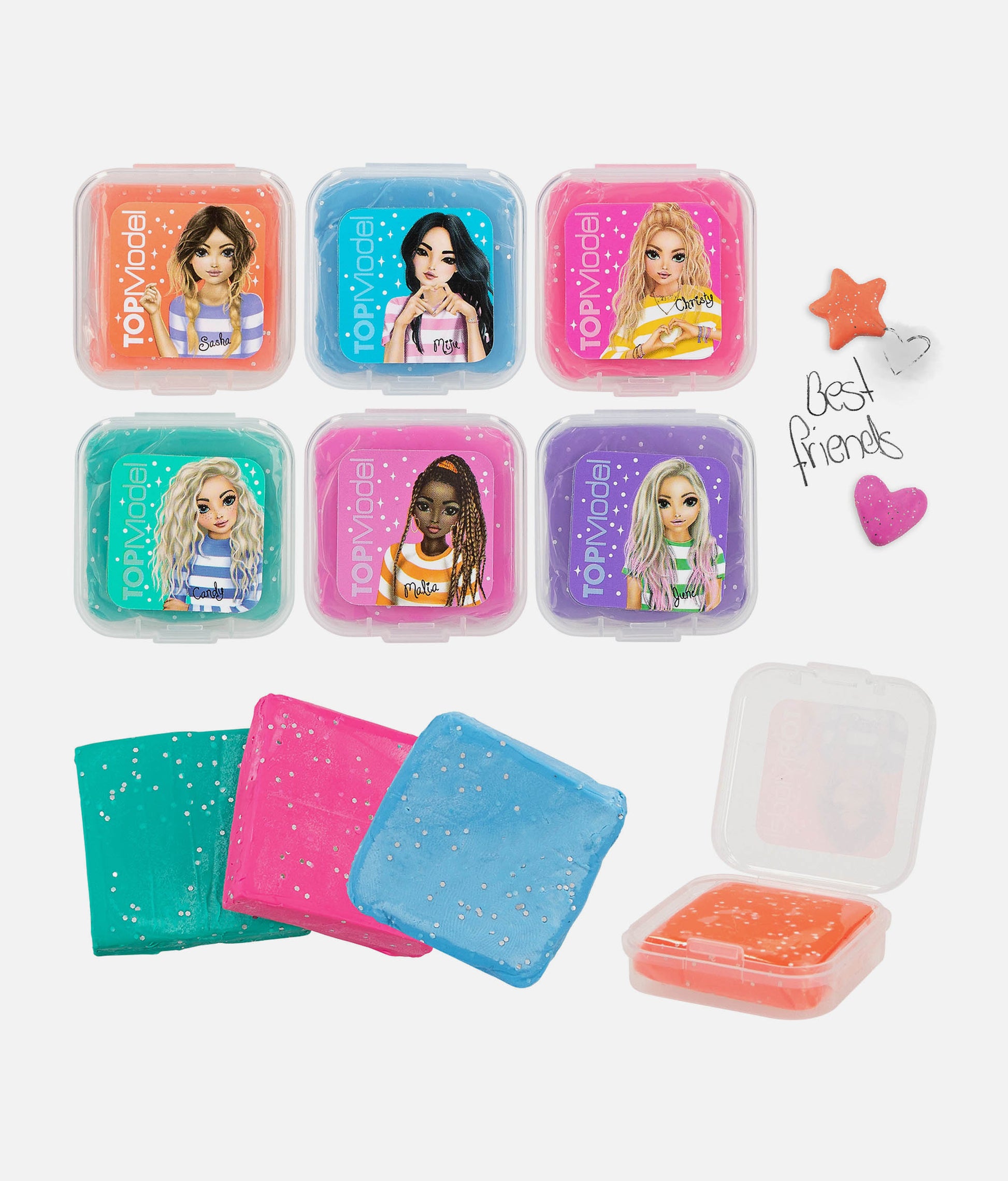 TOPModel Kneadable Eraser Neon And Glitter - 0012942