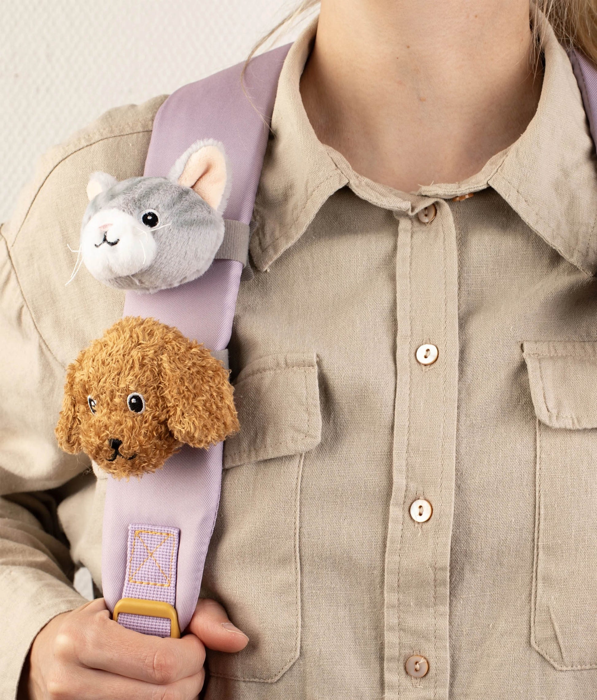 TOPModel Shoulder Buddy, Plush Backpack Accessory - 0013728