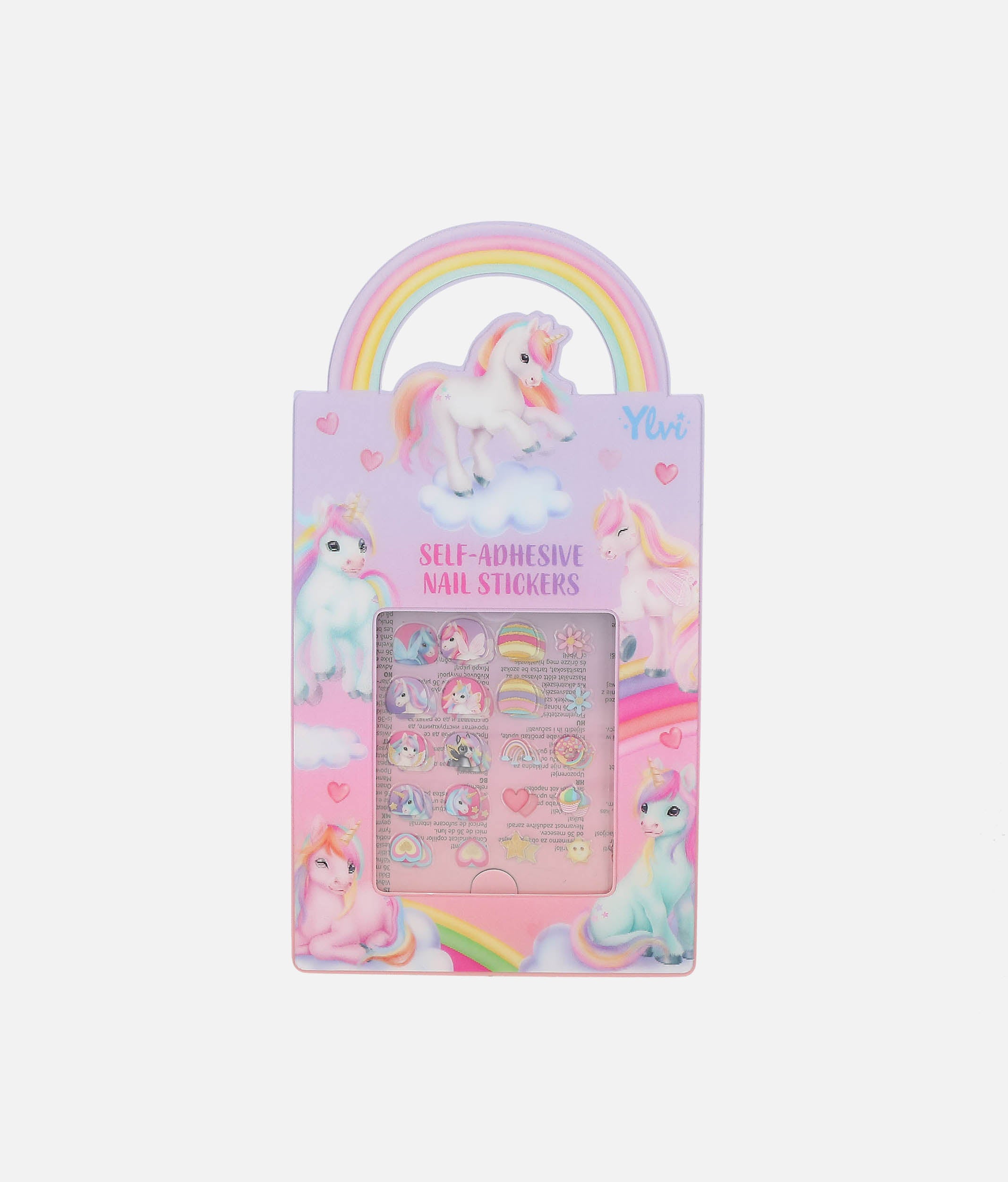 Ylvi Unicorn Fingernail Stickers, Sparkle, Stick & Shine - 0013258