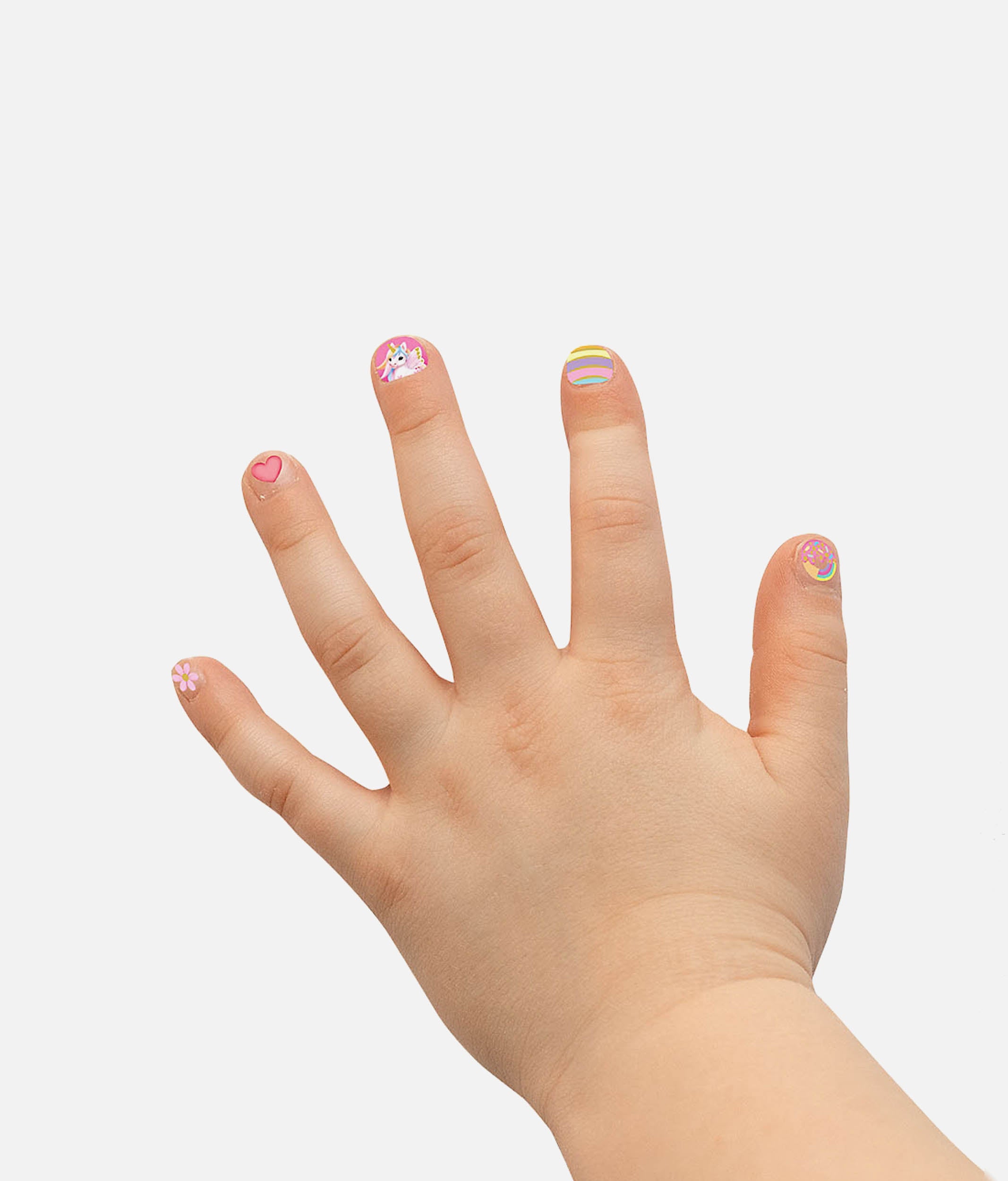 Ylvi Unicorn Fingernail Stickers, Sparkle, Stick & Shine - 0013258