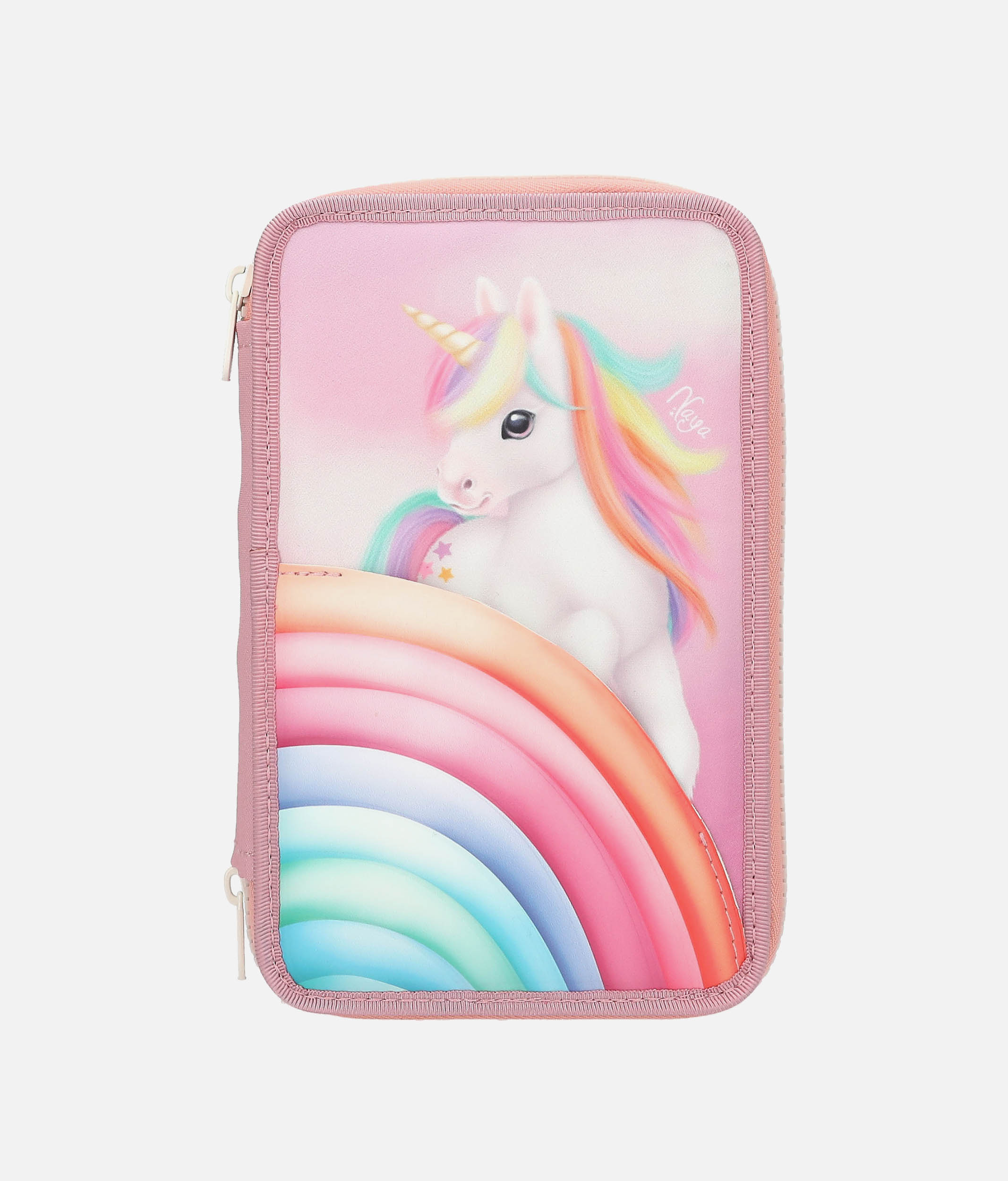 Ylvi Unicorn Triple Pencil Case, Fully Stocked School Kit - 0013278