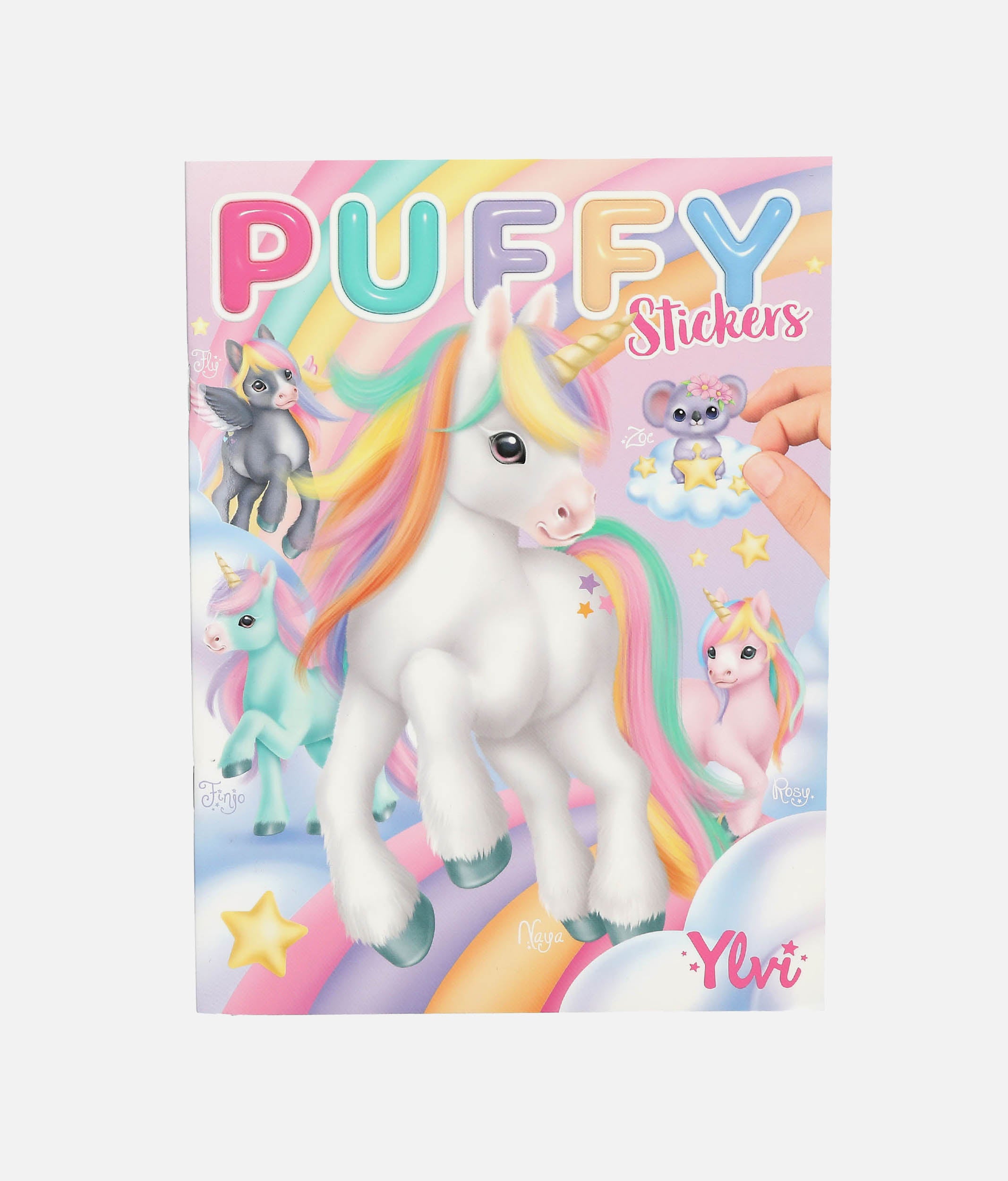 Unicorn Puffy Sticker Book – Magical 3D Sticker Fun - 0013353