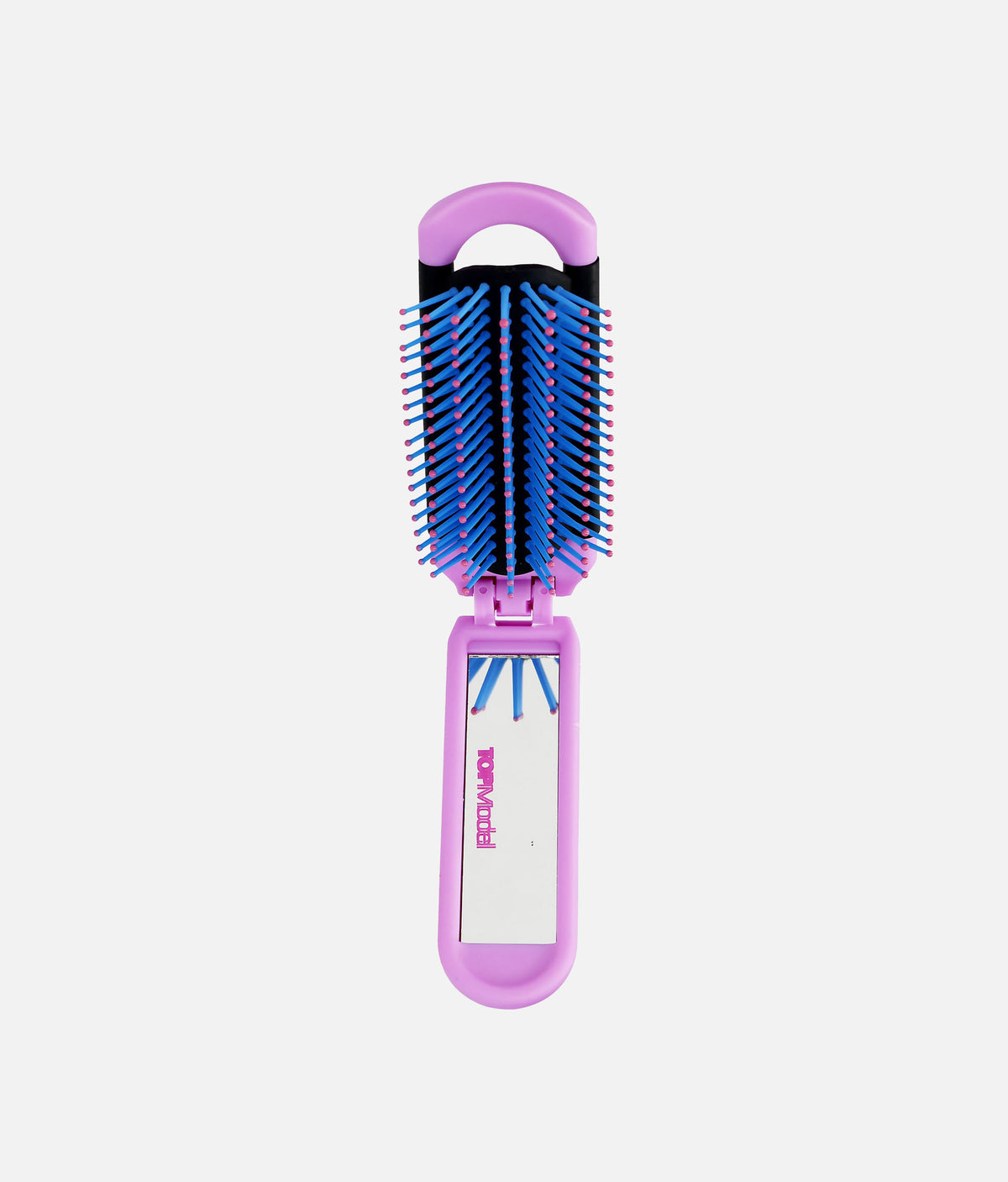 TOPModel Folding Hairbrush with Mirror - 0013550